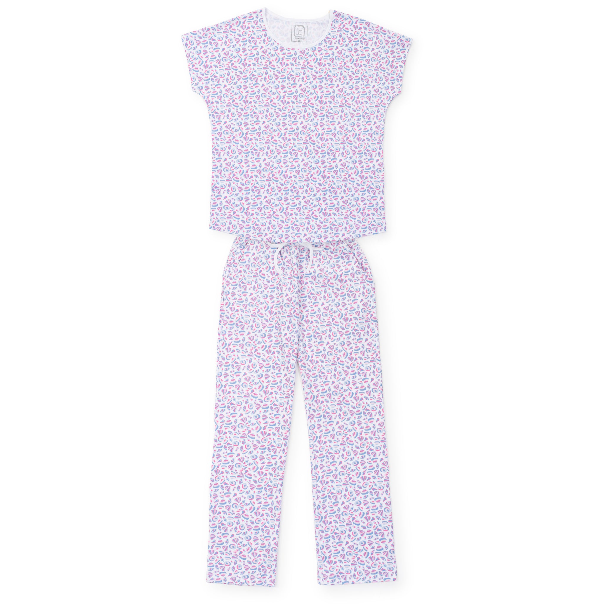 Marcia Women's Pajama Pant Set - Seashells on the Seashore