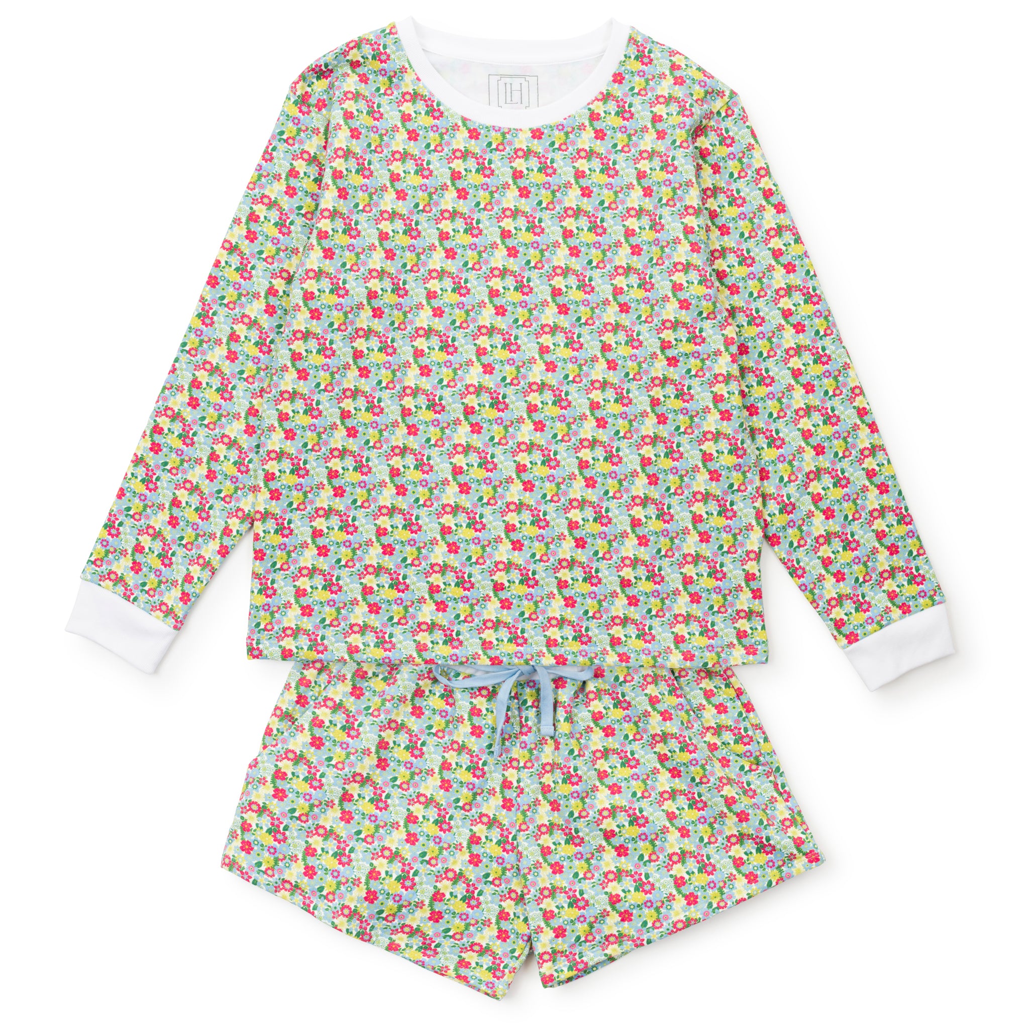 Janann Women's Sweatshirt Short Set Arboretum Floral