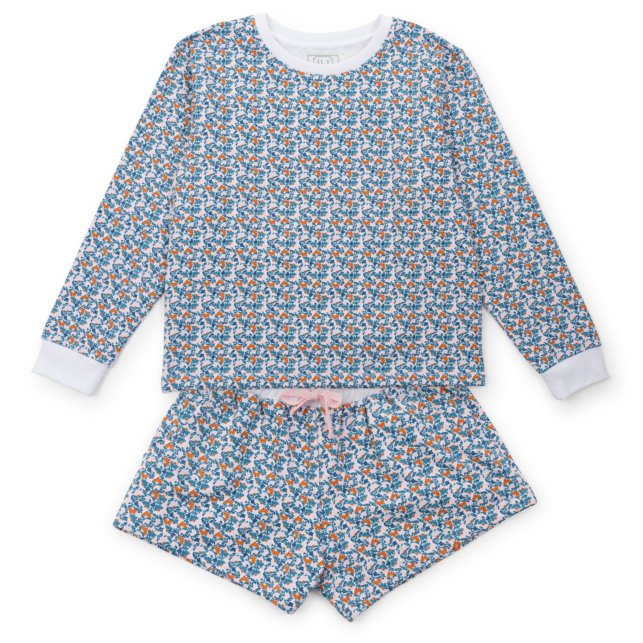 Janann Women's Sweatshirt Short Set Autumn Blooms