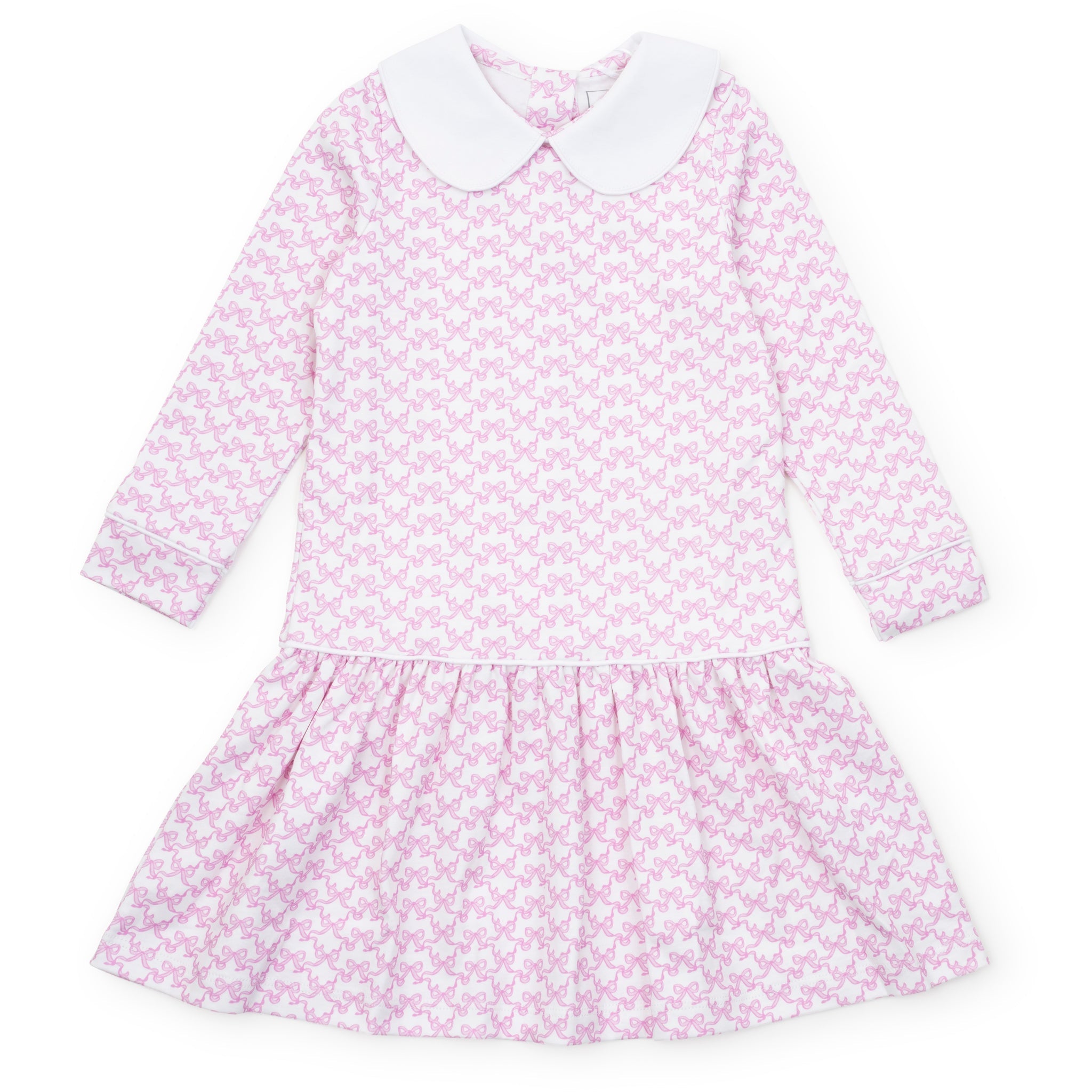 Lillian Girls' Dress - Pretty Pink Bows