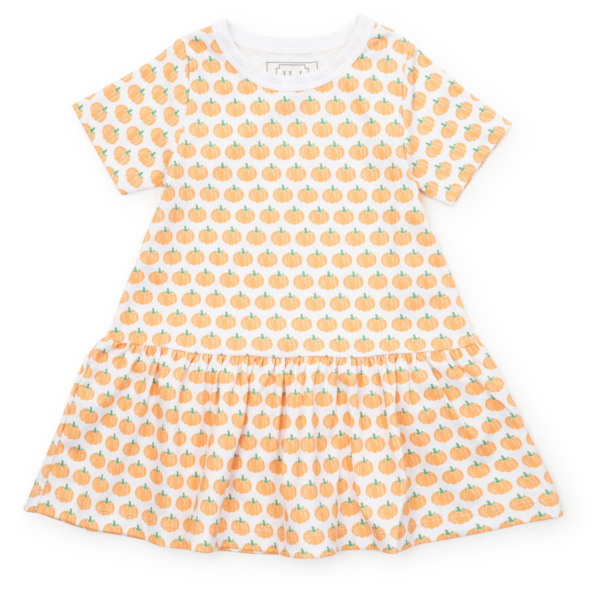 Lottie Girls' Dress - Harvest Pumpkin