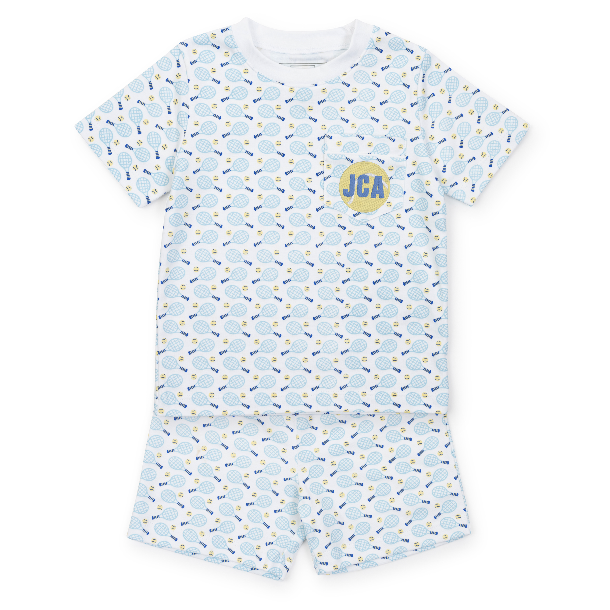 Charles Boys' Short Set - Tennis Match Blue