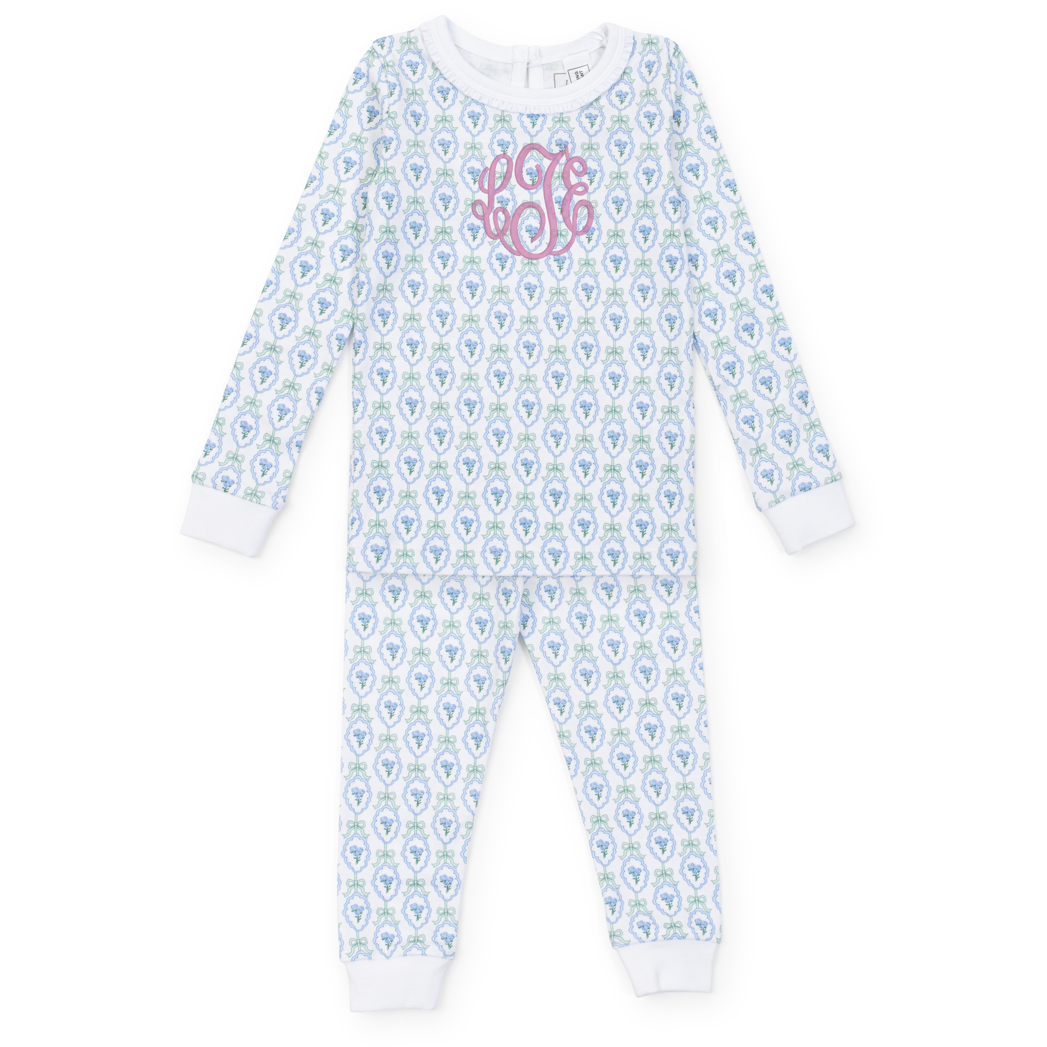 Ava Girls' Pajama Pant Set - Hampton Blooms