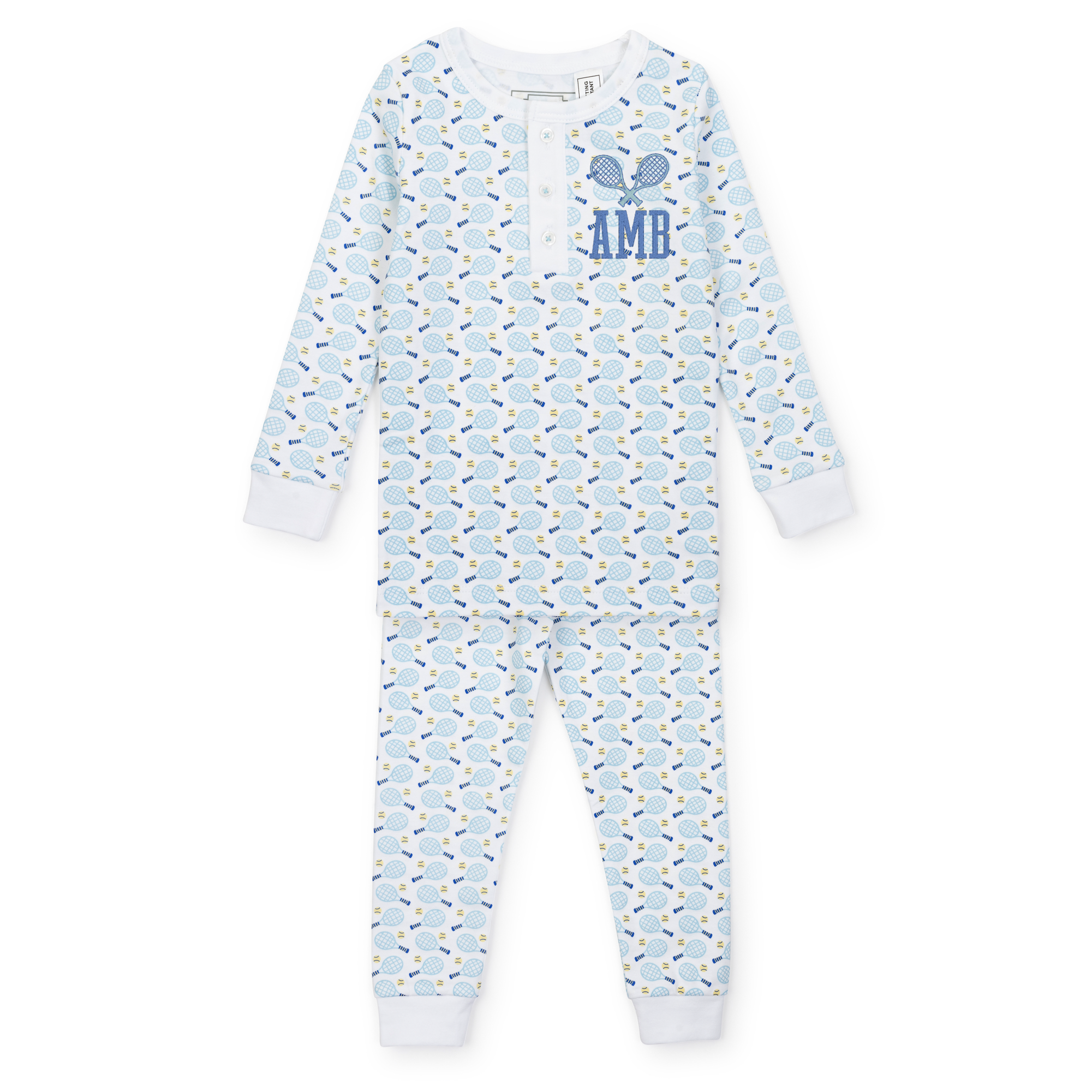 Jack Boys' Pajama Pant Set - Tennis Match Blue