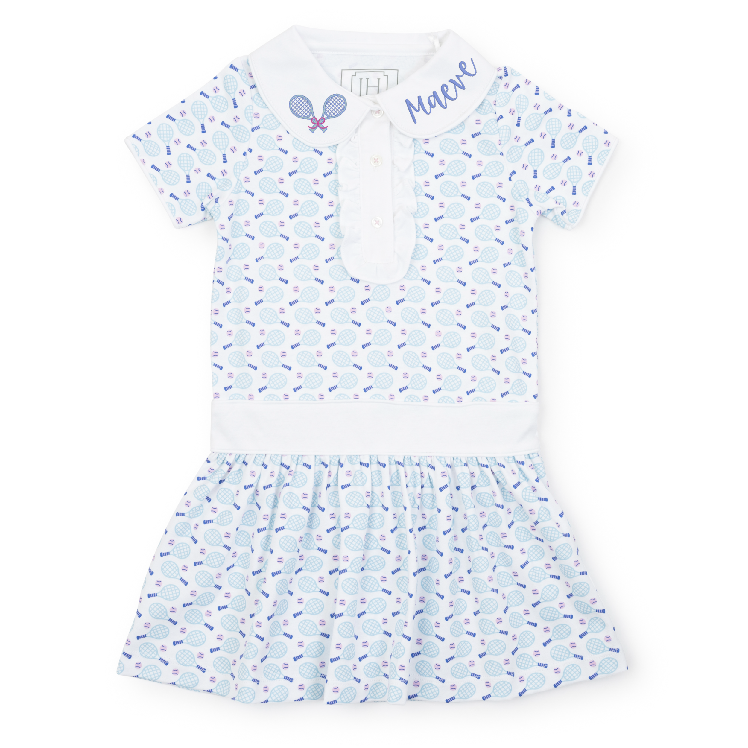 Sydney Girls' Dress - Tennis Match Pink