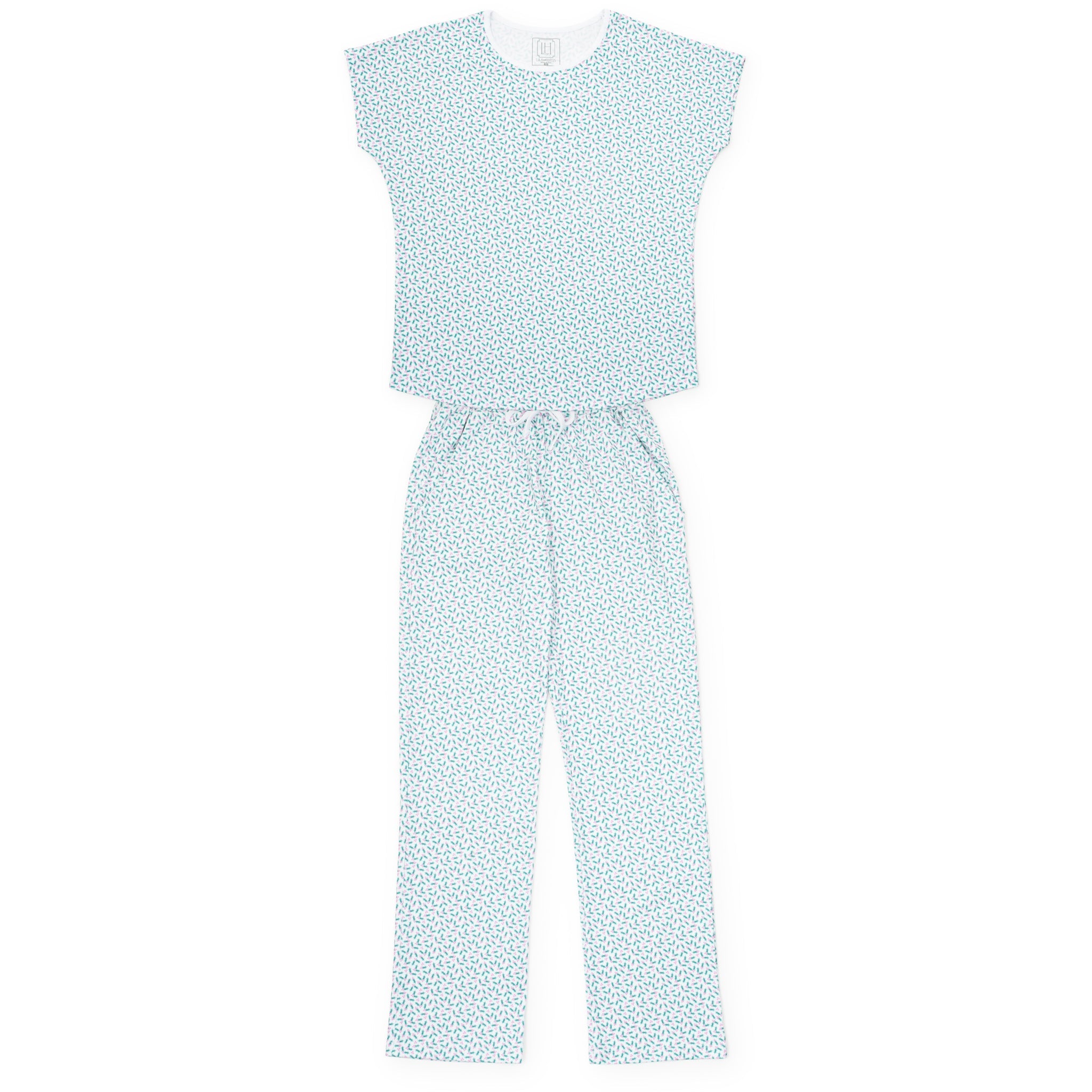 Marcia Women's Pajama Pant Set - Holly Holiday