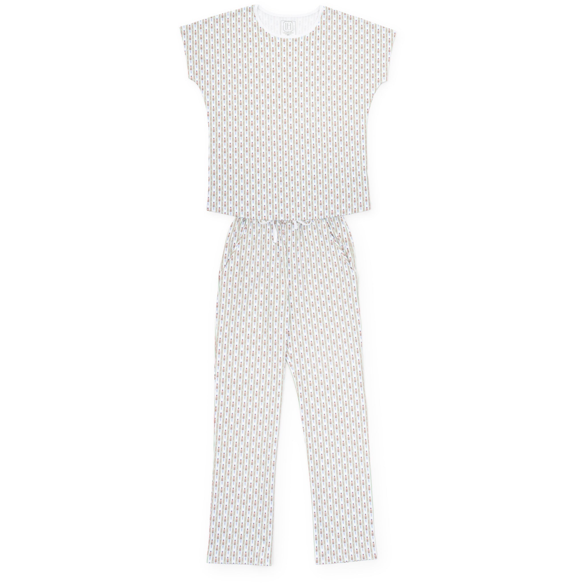Marcia Women's Pajama Pant Set - Nutcracker Stripe