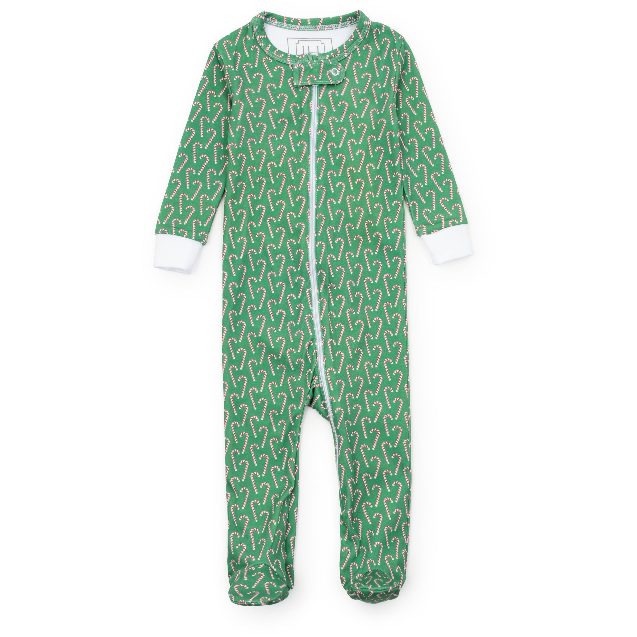 Parker Zipper Pajama - Candy Cane Lane