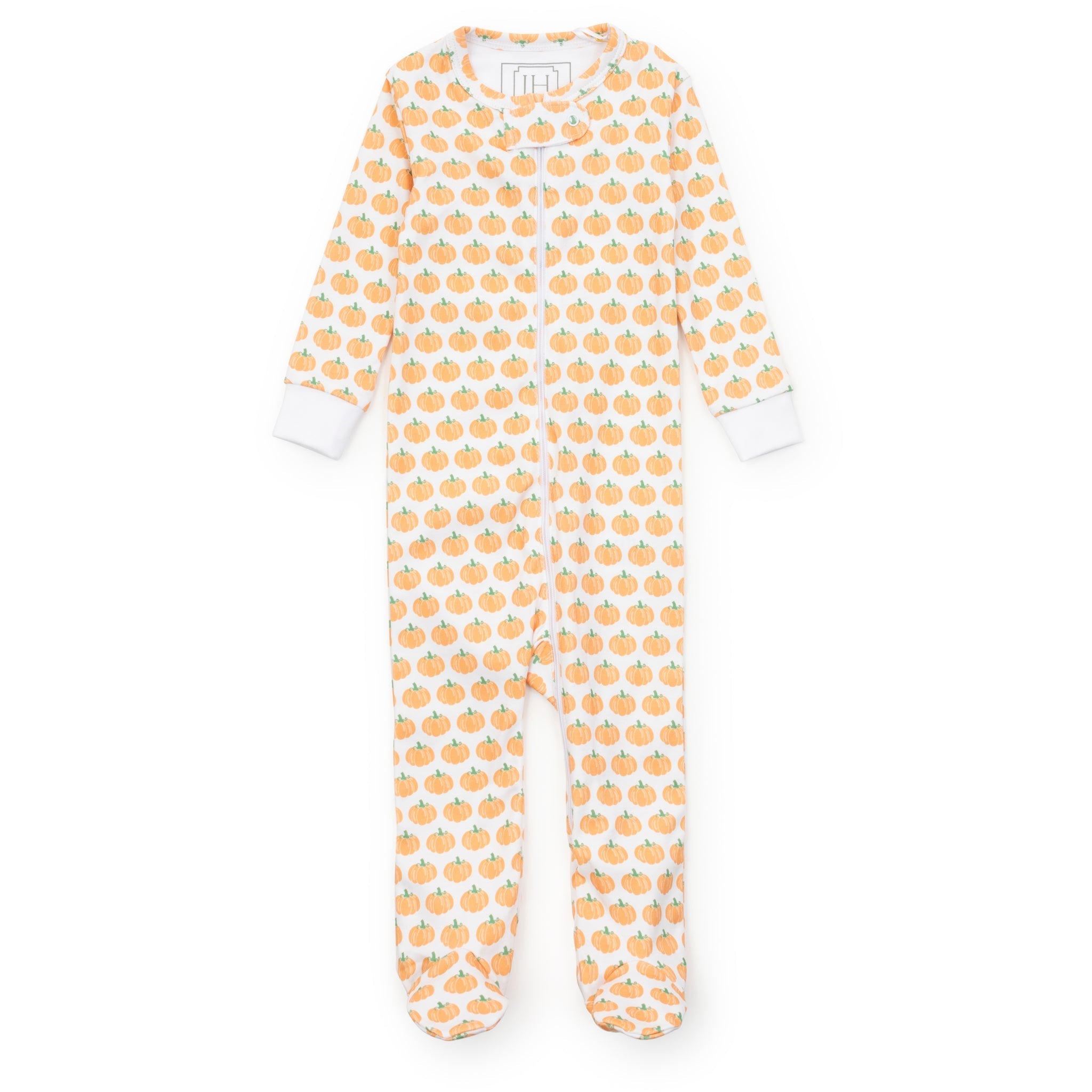 Parker Zipper Pajama Harvest Pumpkin