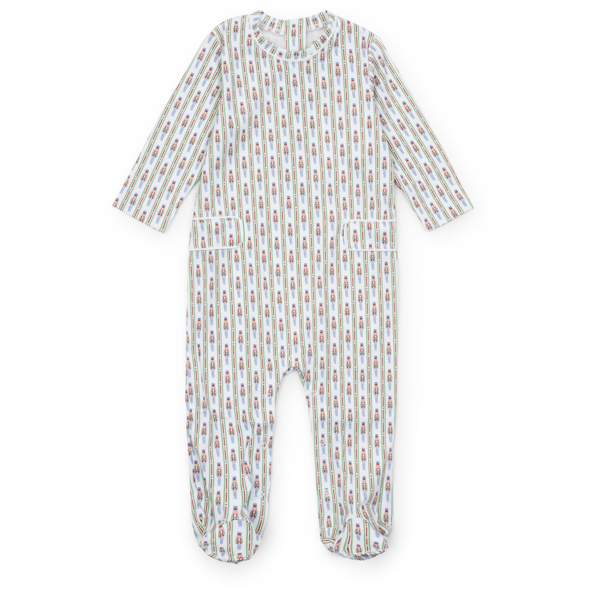 Preston Boys' Romper Nutcracker Stripe