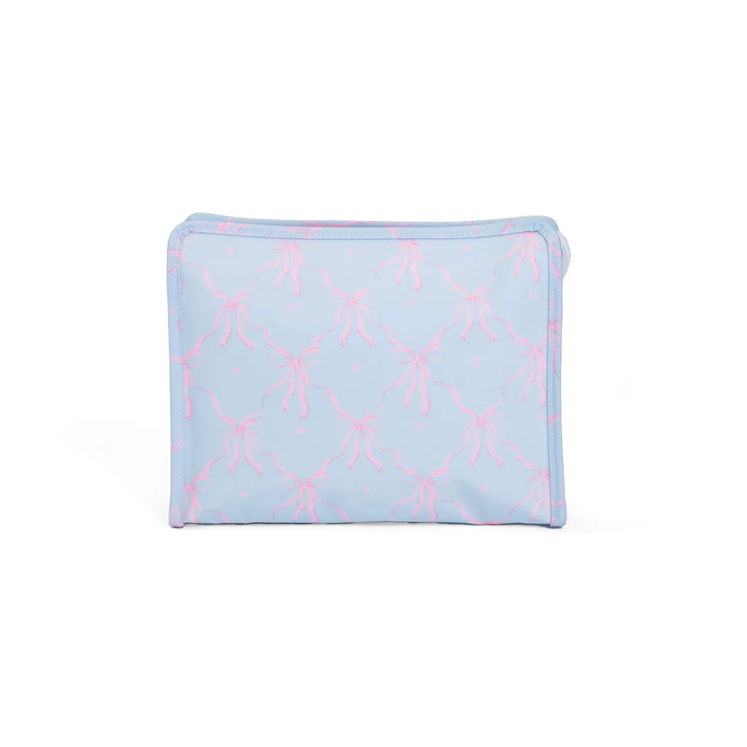 Roadie Large Zip Pouch Eloise Bow by TRVL Design