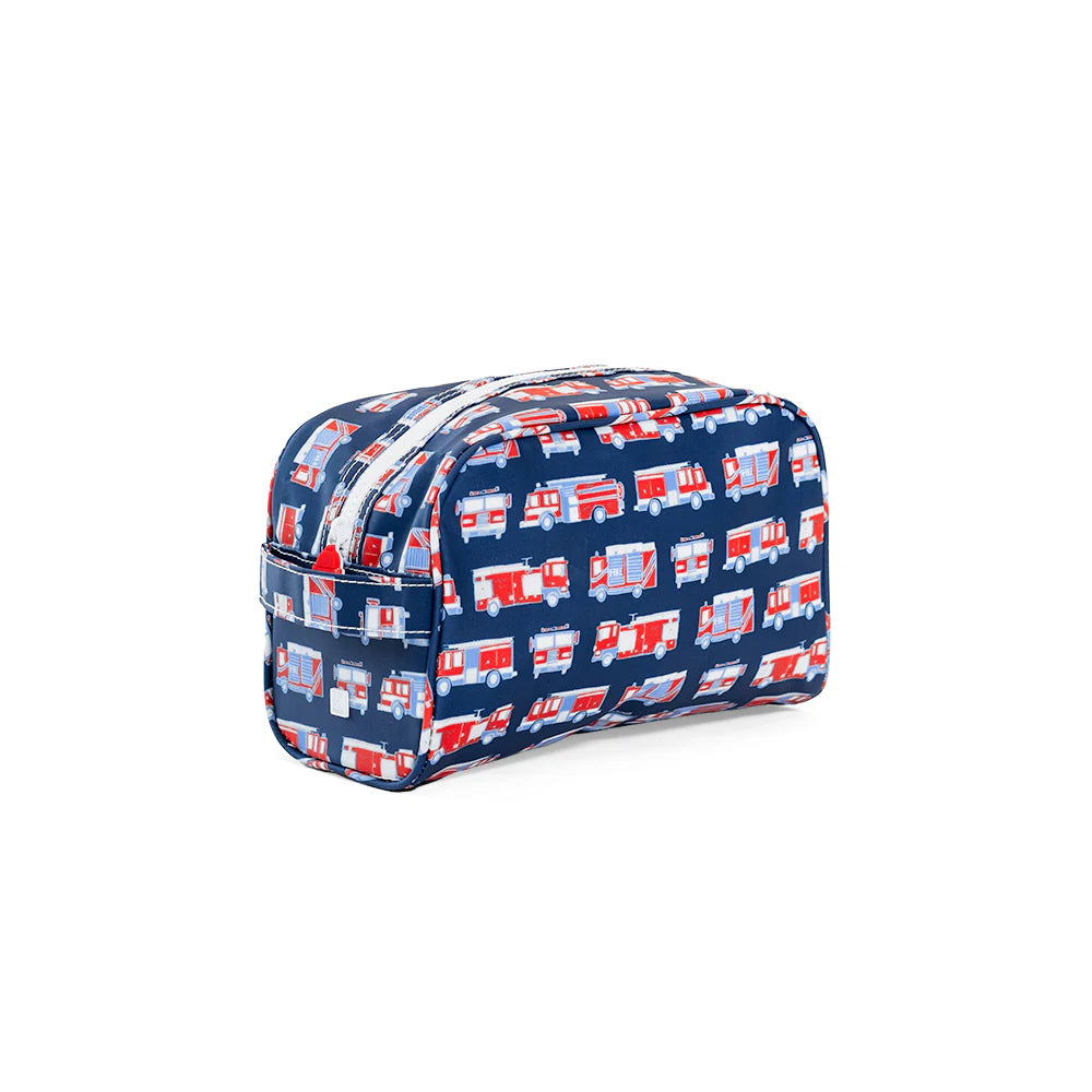 Stowaway Toiletry Bag Fire Engines by TRVL Design