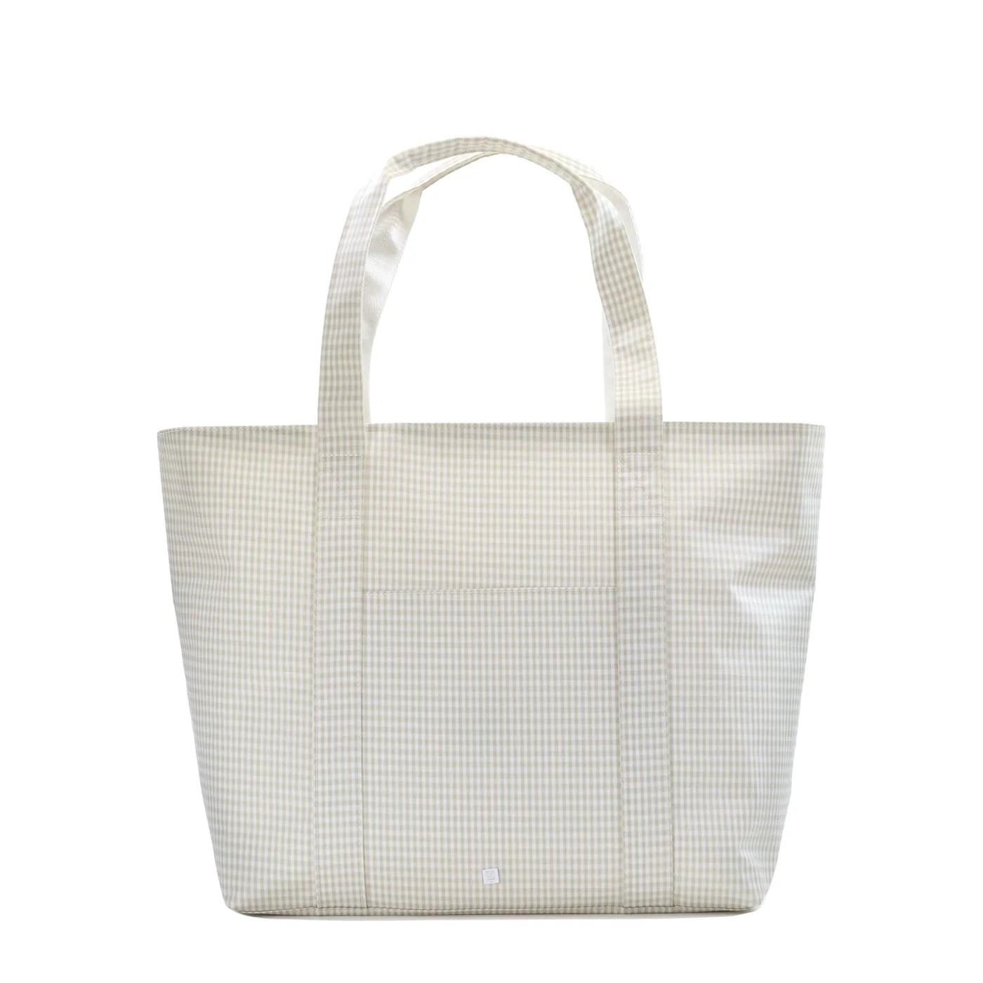 Jumbo Tote XL Gingham Pearl Grey by TRVL Design