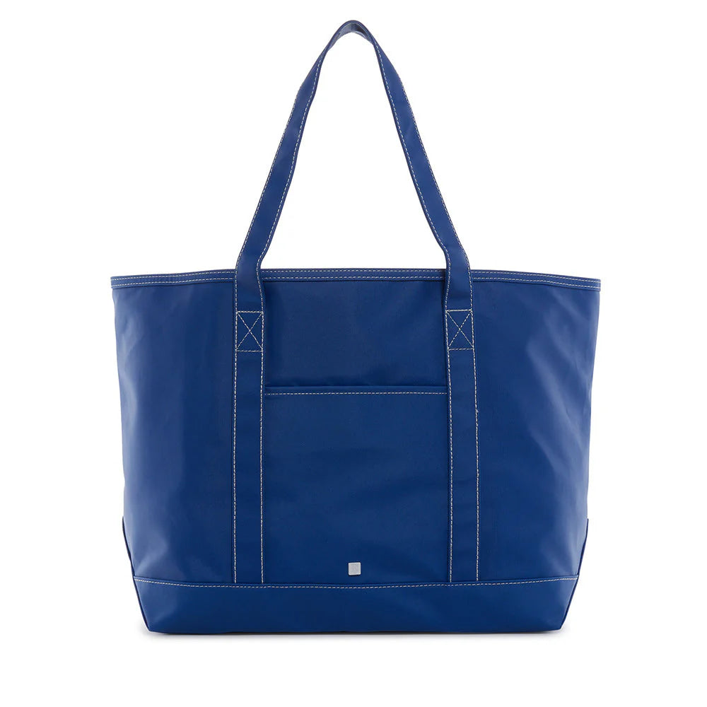 Maxi Tote Coated Canvas Blue Bell  by TRVL Design