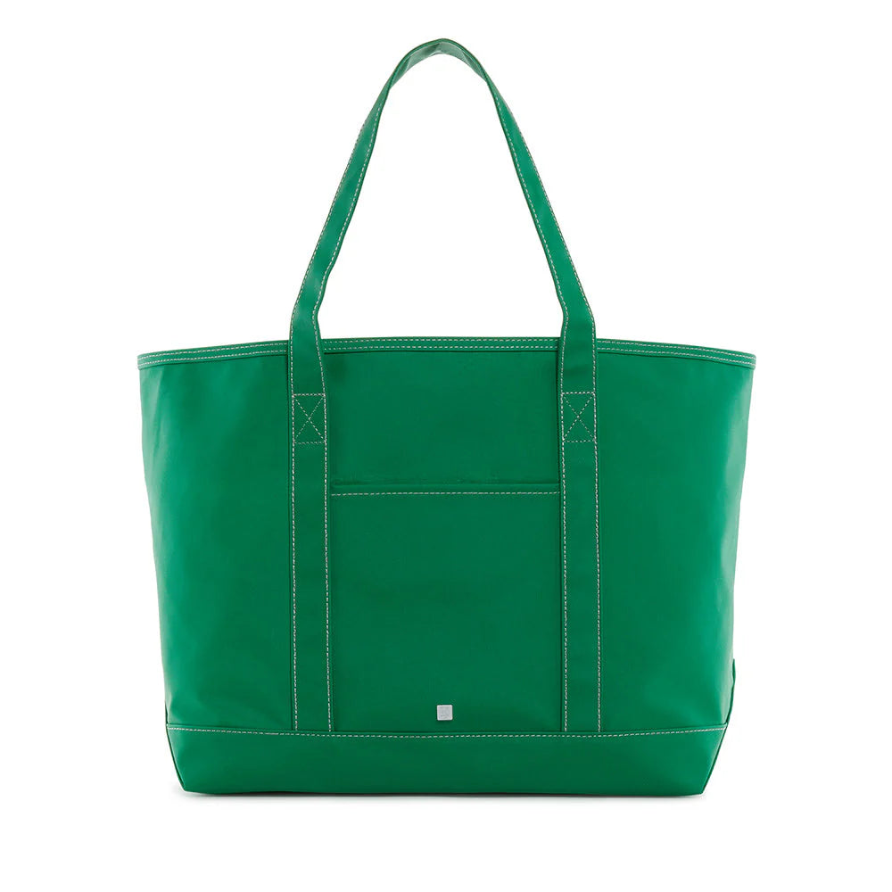 Maxi Tote Coated Canvas Large Kelly Green by TRVL Design