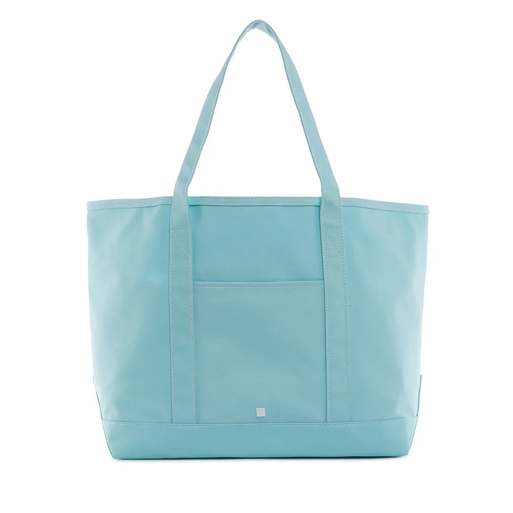Maxi Tote Coated Canvas Lake Blue by TRVL Design