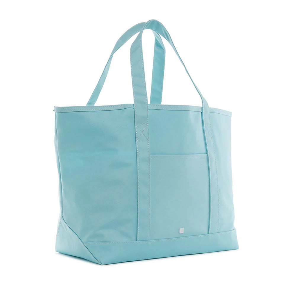 Maxi Tote Coated Canvas Lake Blue by TRVL Design
