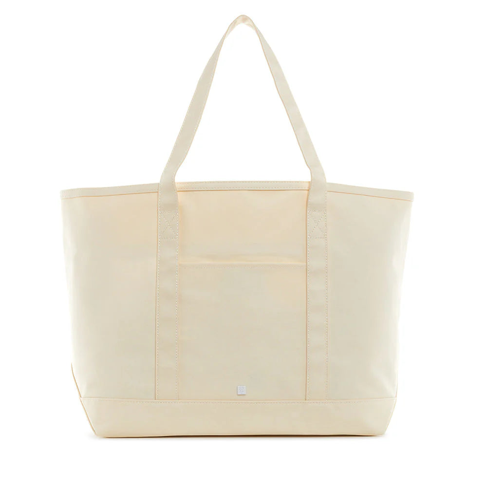 Maxi Tote Coated Canvas Natural by TRVL Design