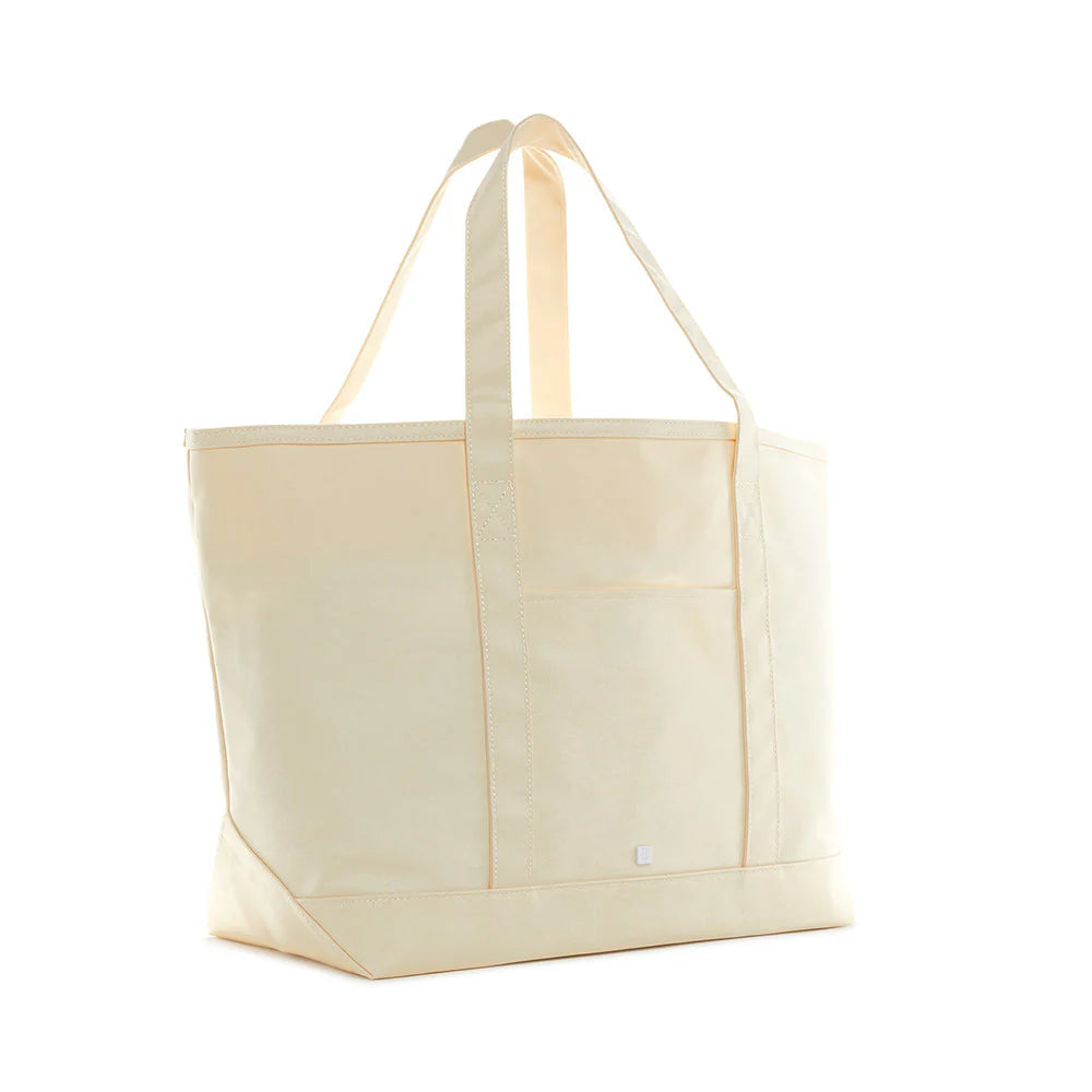 Maxi Tote Coated Canvas Natural by TRVL Design