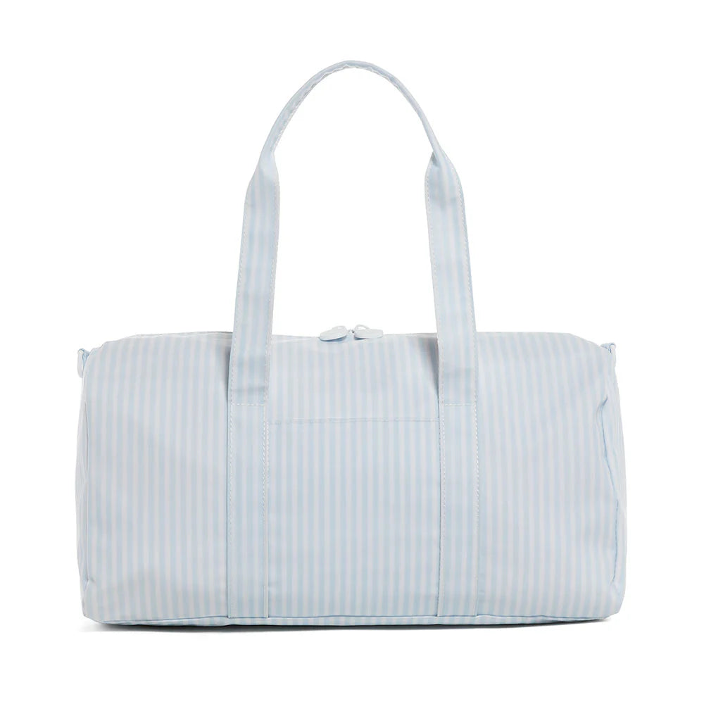 Weekender Duffel Bag Pimlico Stripe Light Blue by TRVL Design