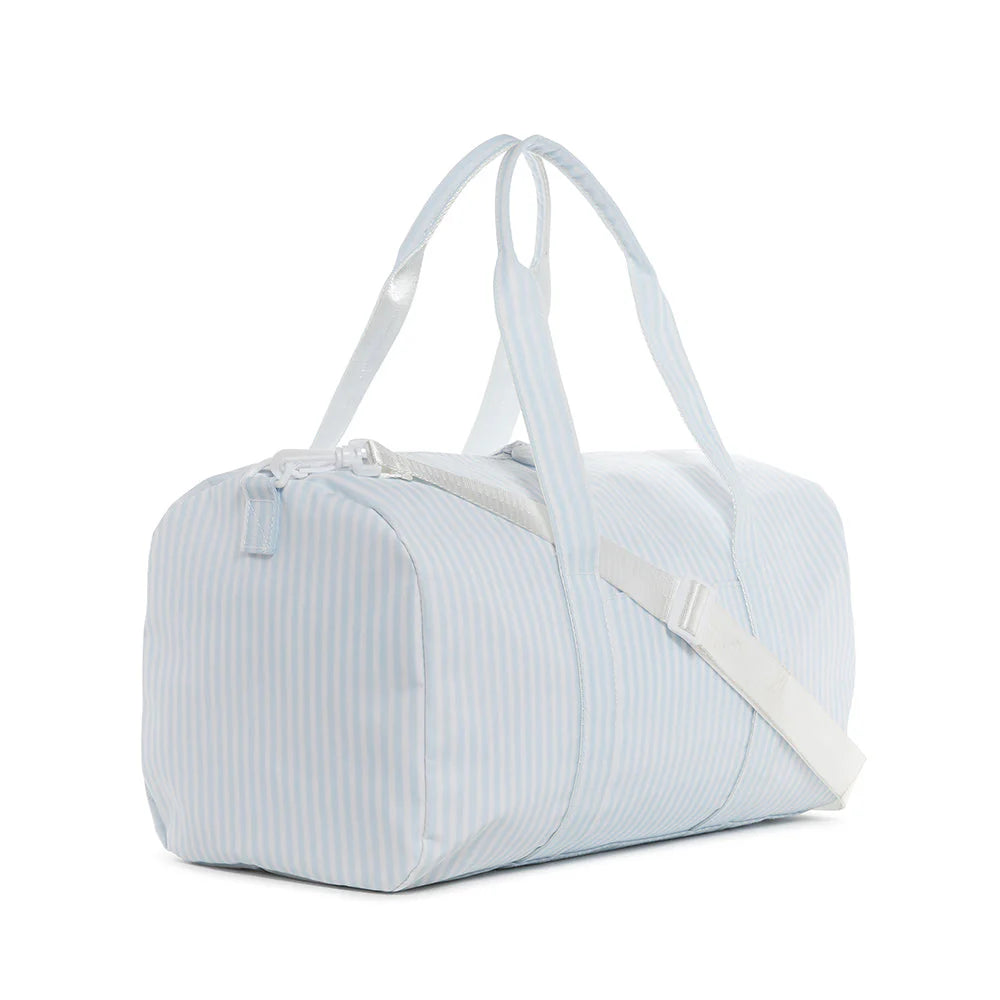 Weekender Duffel Bag Pimlico Stripe Light Blue by TRVL Design