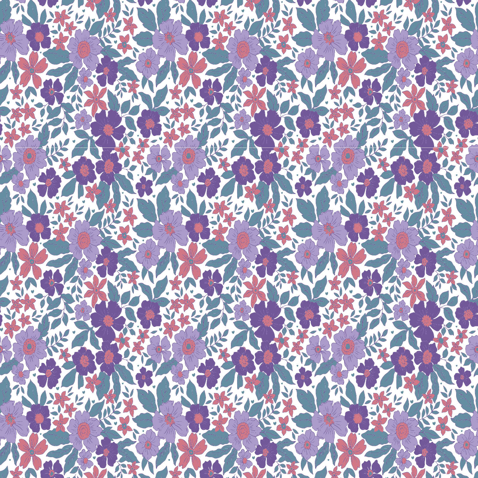 Libby Girls' Dress - Blackberry Floral