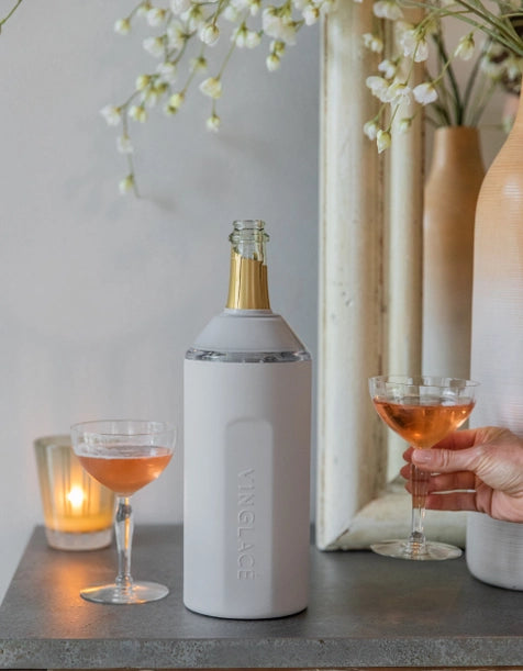 Wine & Champagne Chiller in Stone by Vinglacé