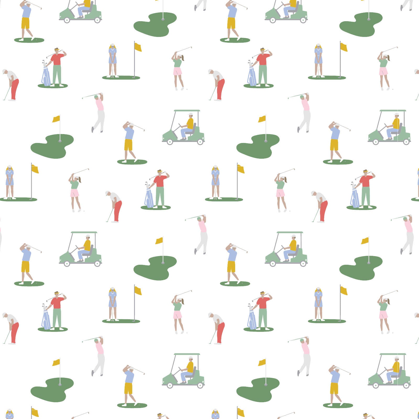 Marcia Women's Pajama Pant Set - Golf Life