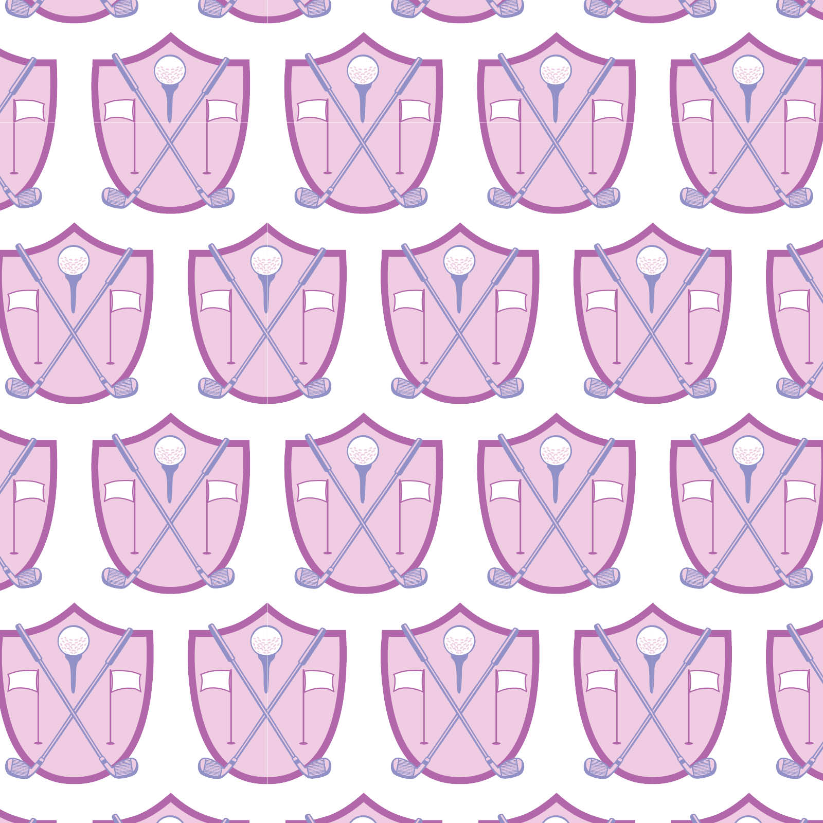 Sydney Girls' Dress - Golf Crest Pink