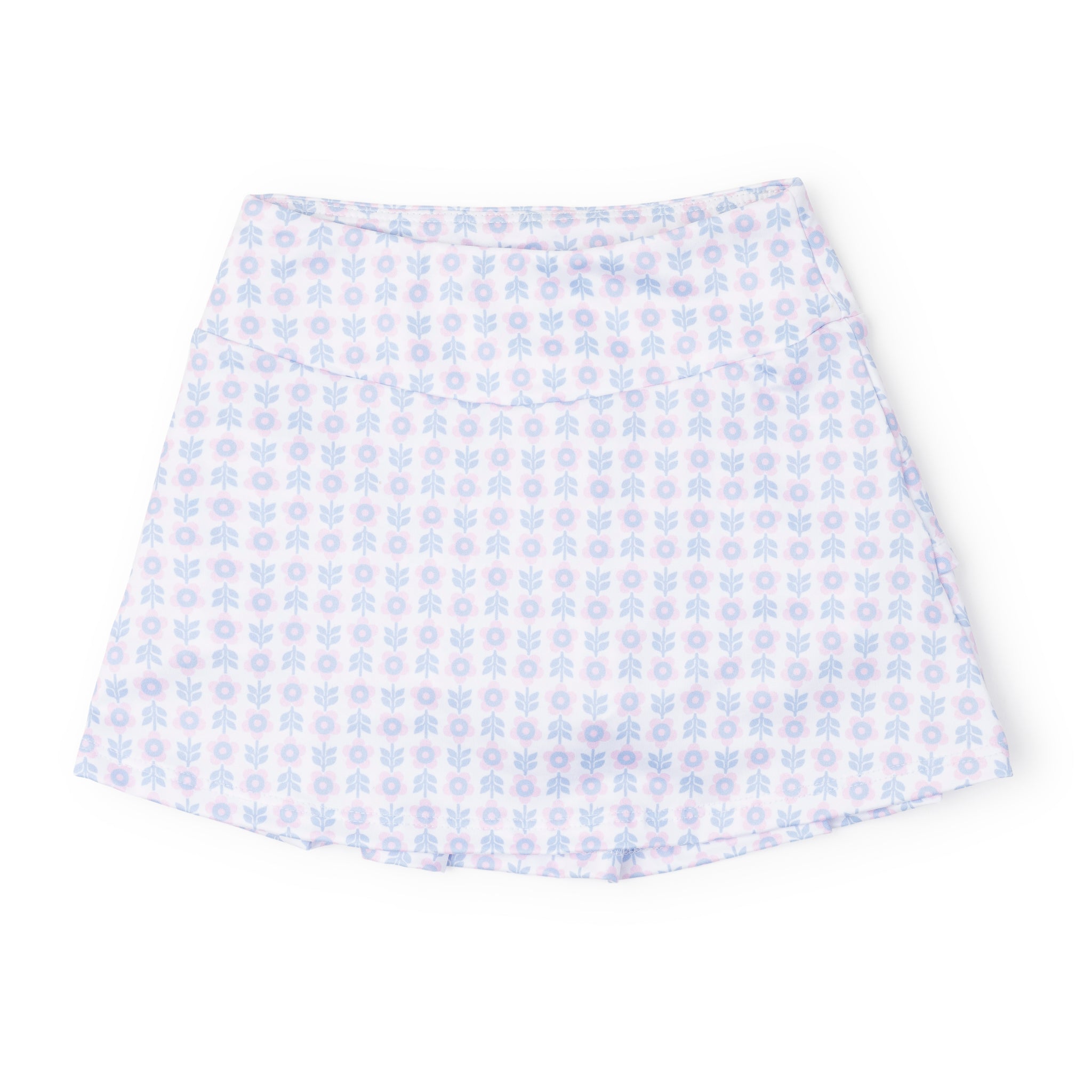 Margot Girls' Performance Skirt by LH Sport - Flower Power Pink