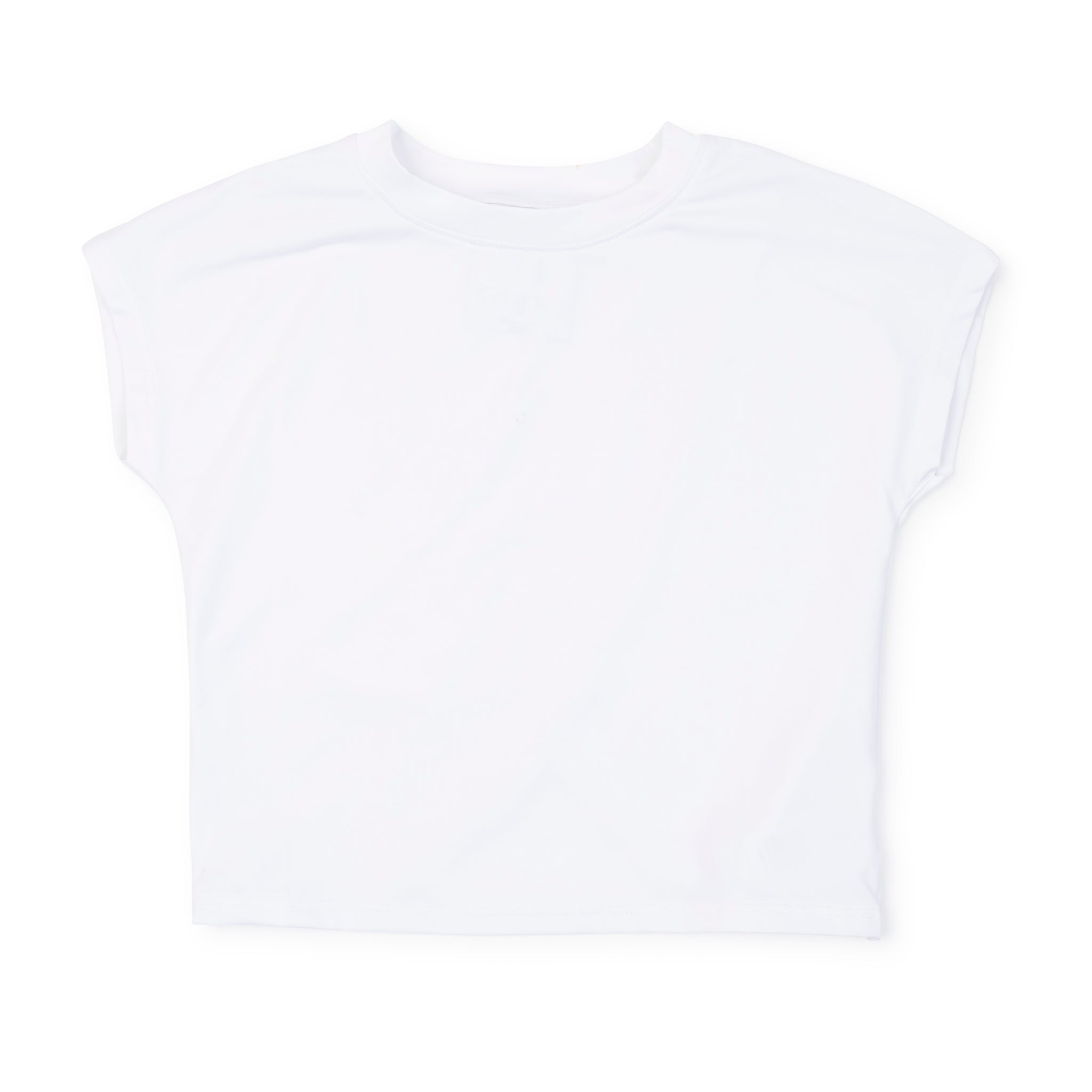 Sloane Girls' Short Sleeve Performance Top by LH Sport - White