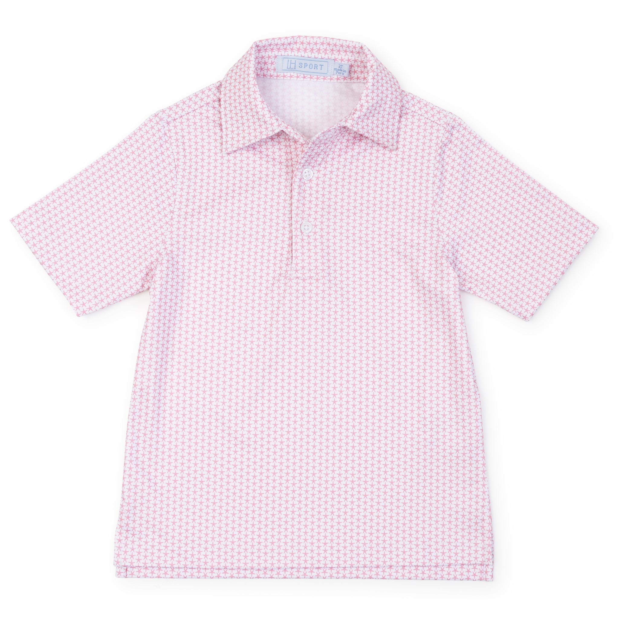 Will Boys' Performance Polo by LH Sport - Cayman Coral