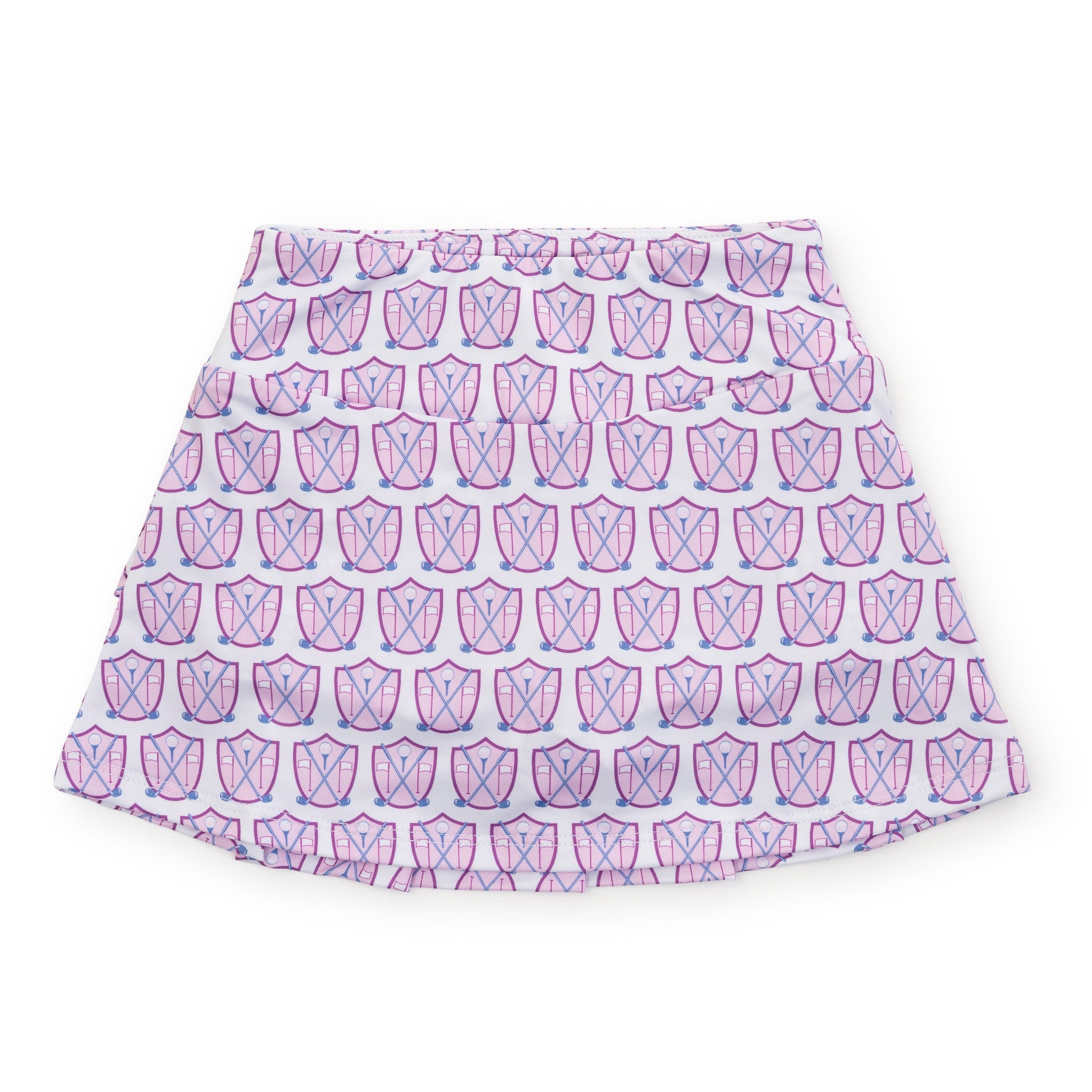 Margot Girls' Performance Skirt by LH Sport Golf Crest Pink