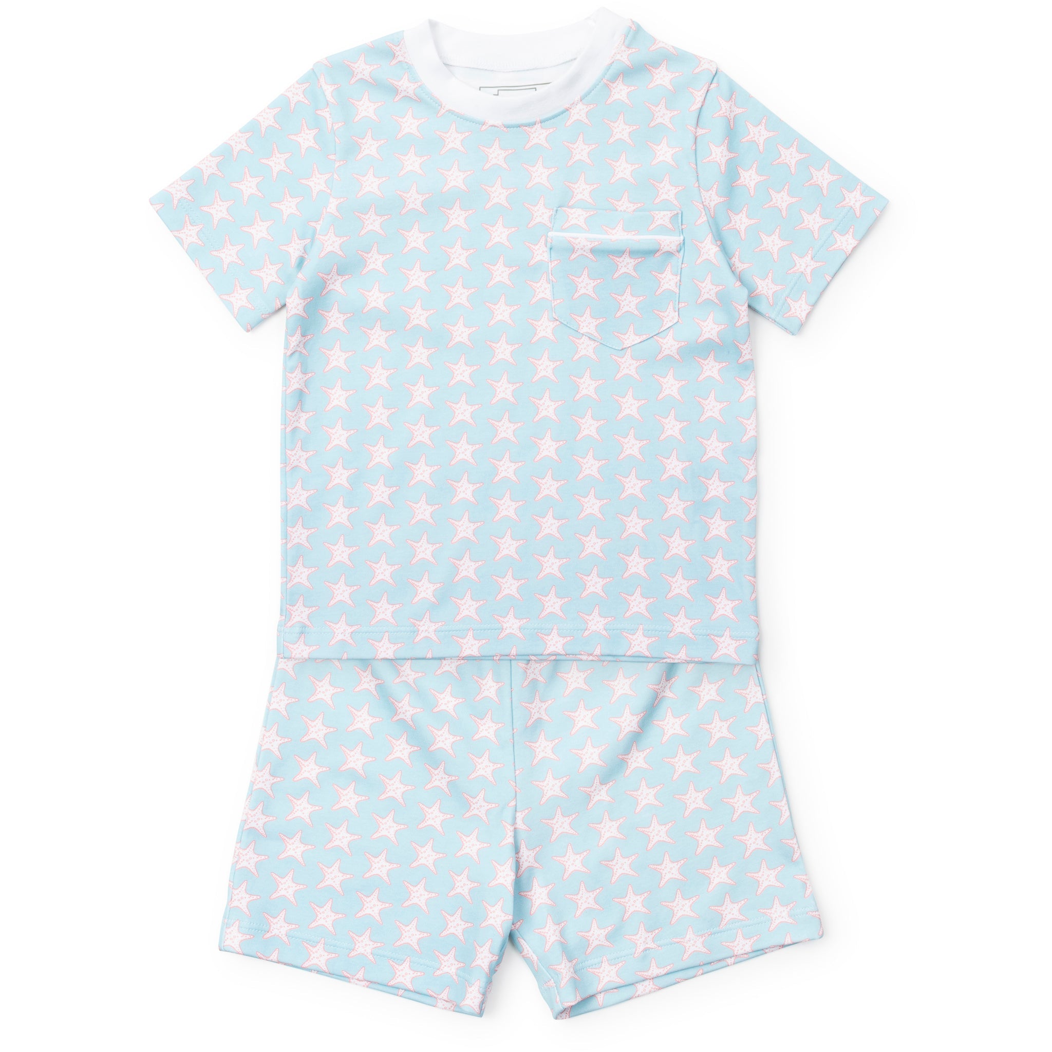 Charles Boys' Short Set - Seaside Starfish
