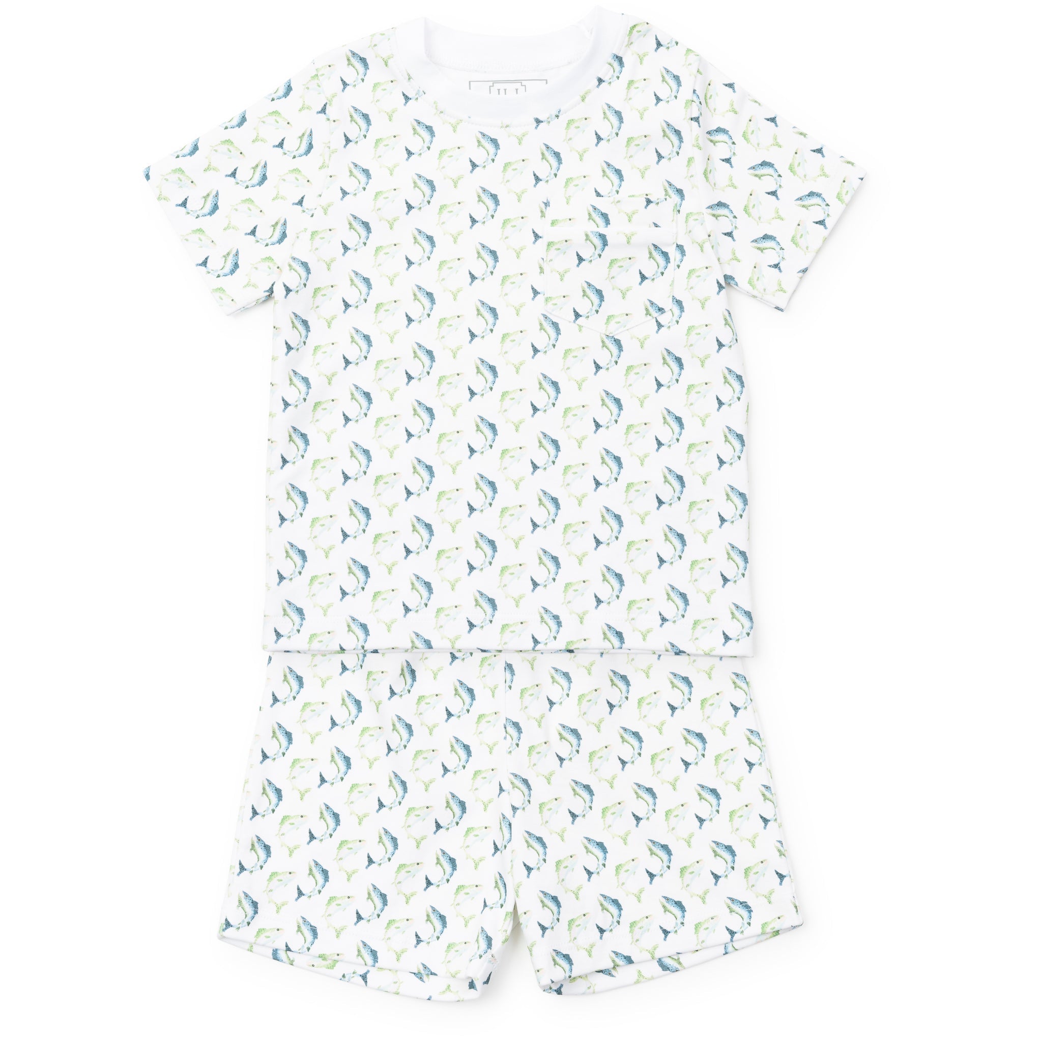 Charles Boys' Short Set - Jumping Trout