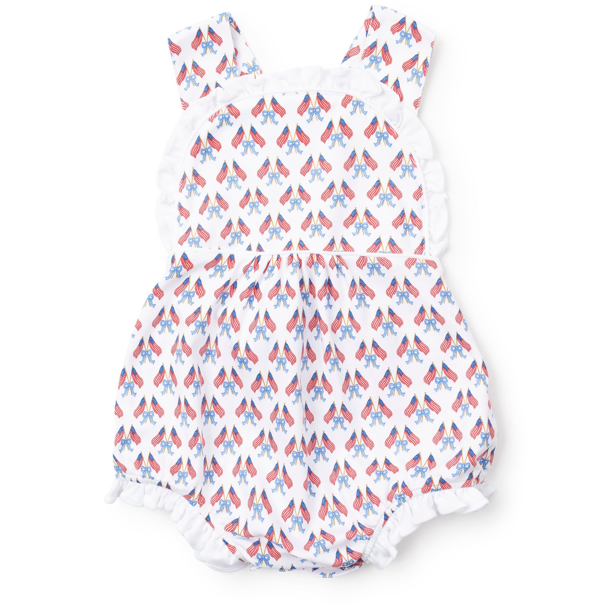 Eloise Girls' Pima Cotton Bubble - Stars, Stripes and Bows