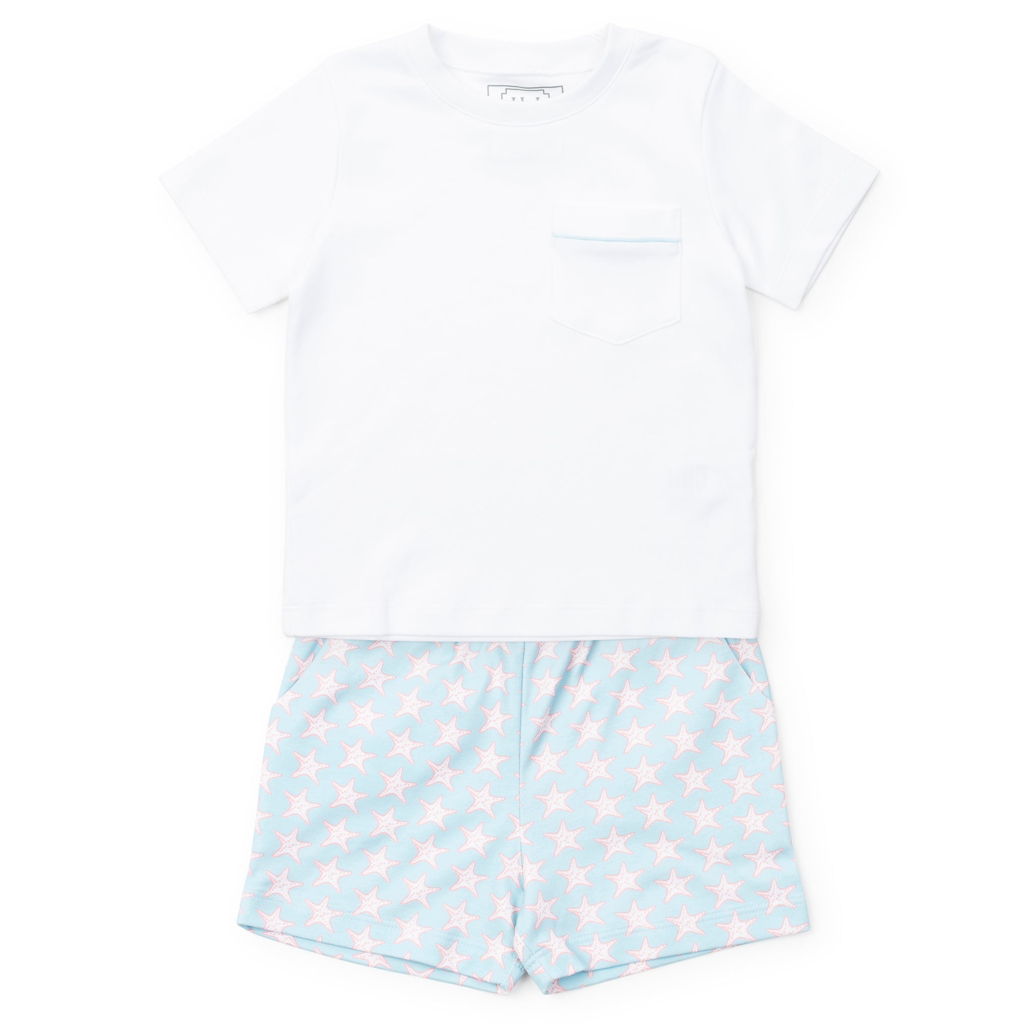 Walker Boys' Short Set - Seaside Starfish