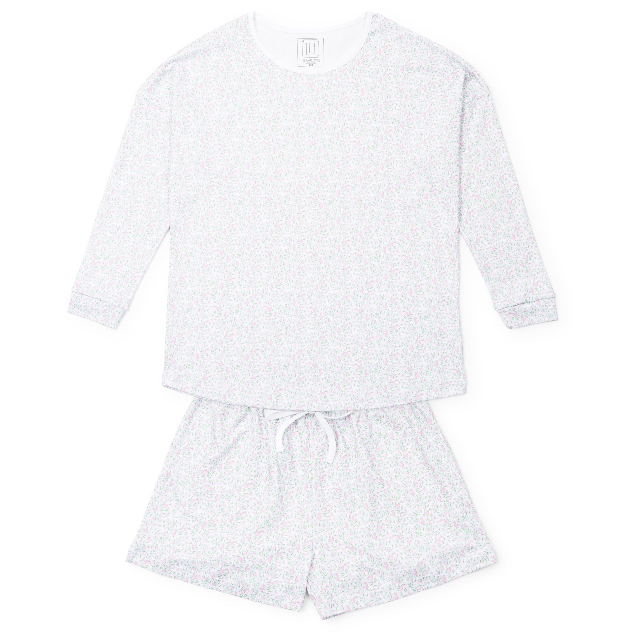 Anna Women's Longsleeve Top Short Set