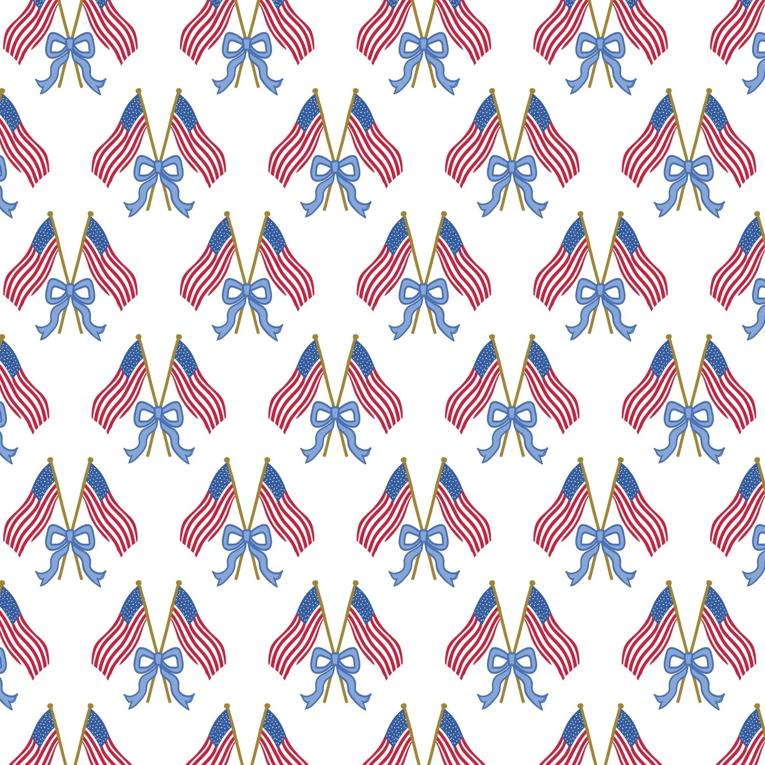 Emery Girls' Short Set - Stars, Stripes and Bows