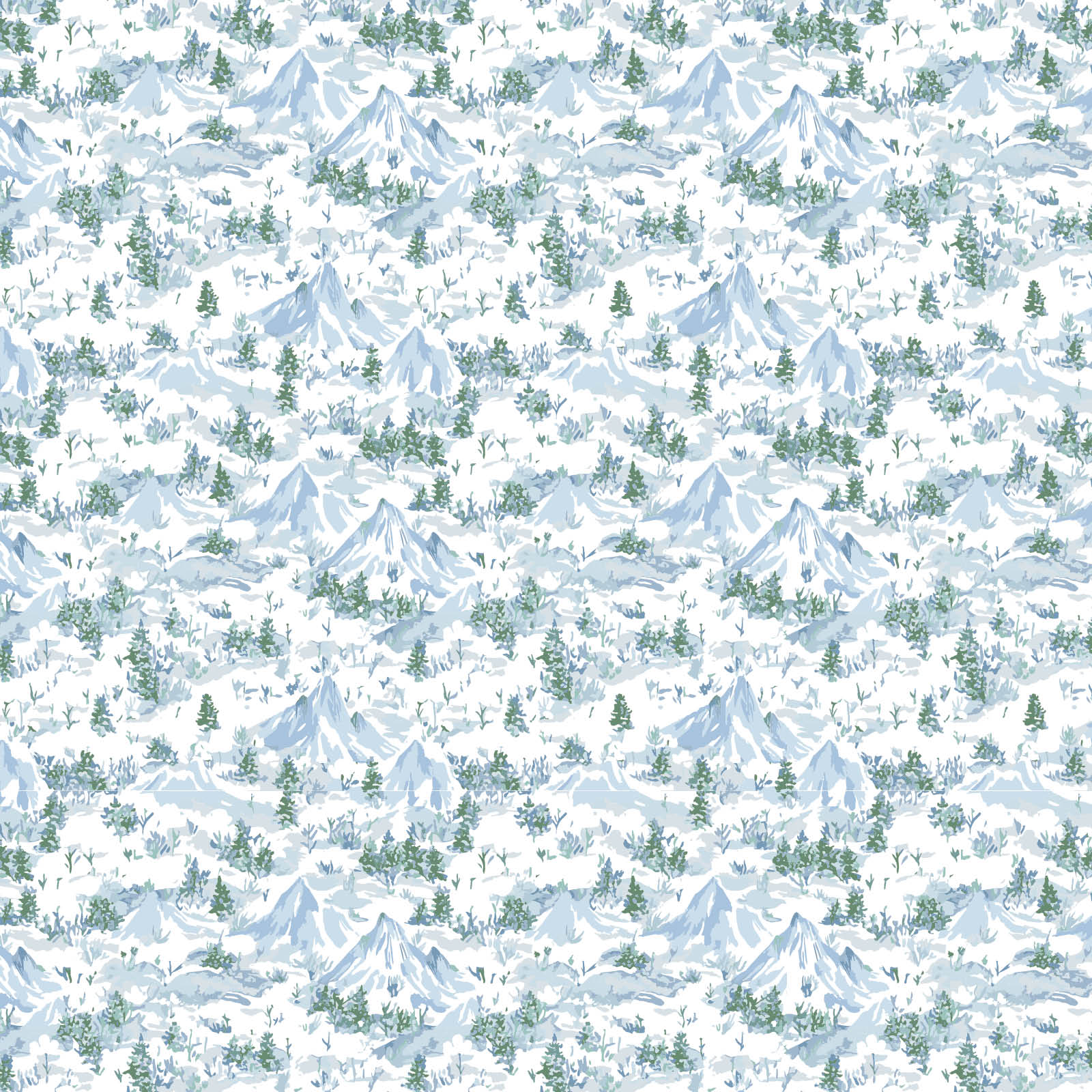 Grayson Pajama Pant Set - Snow-Capped Mountains