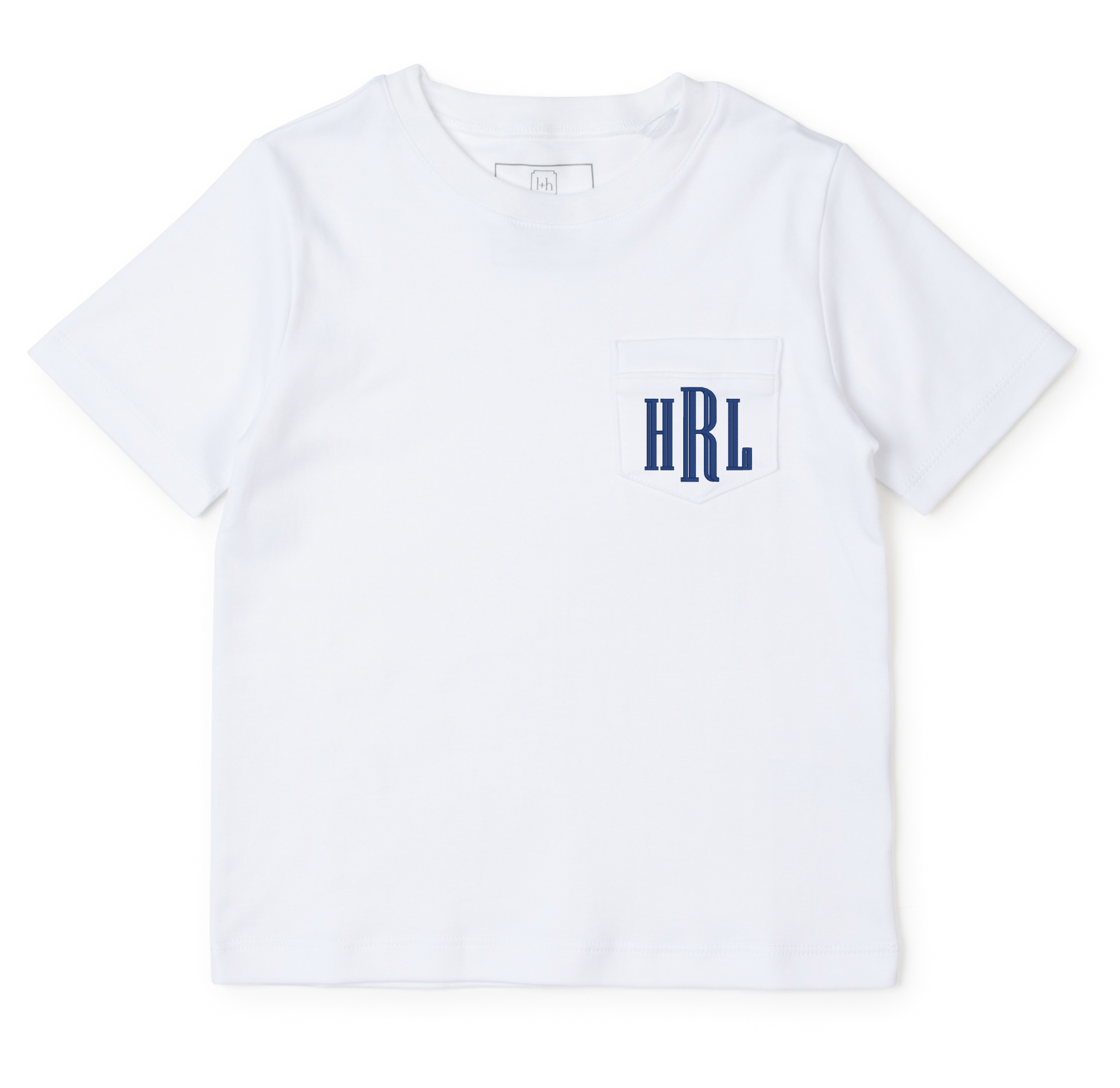 Charles Boys' Pocket T-shirt - White