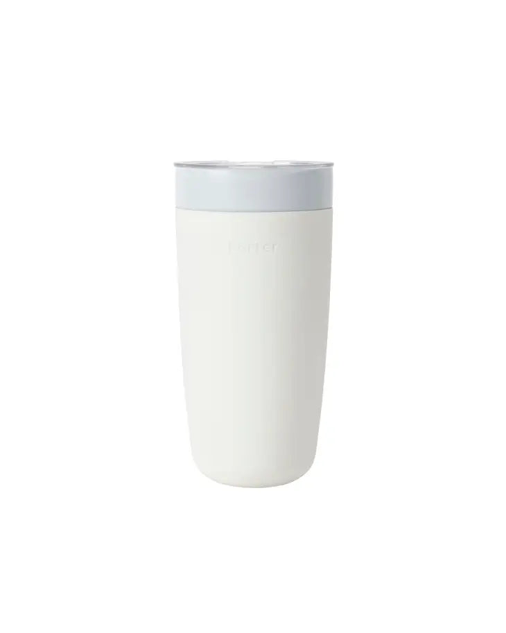 Porter Insulated Ceramic Tumbler 20oz in Cream