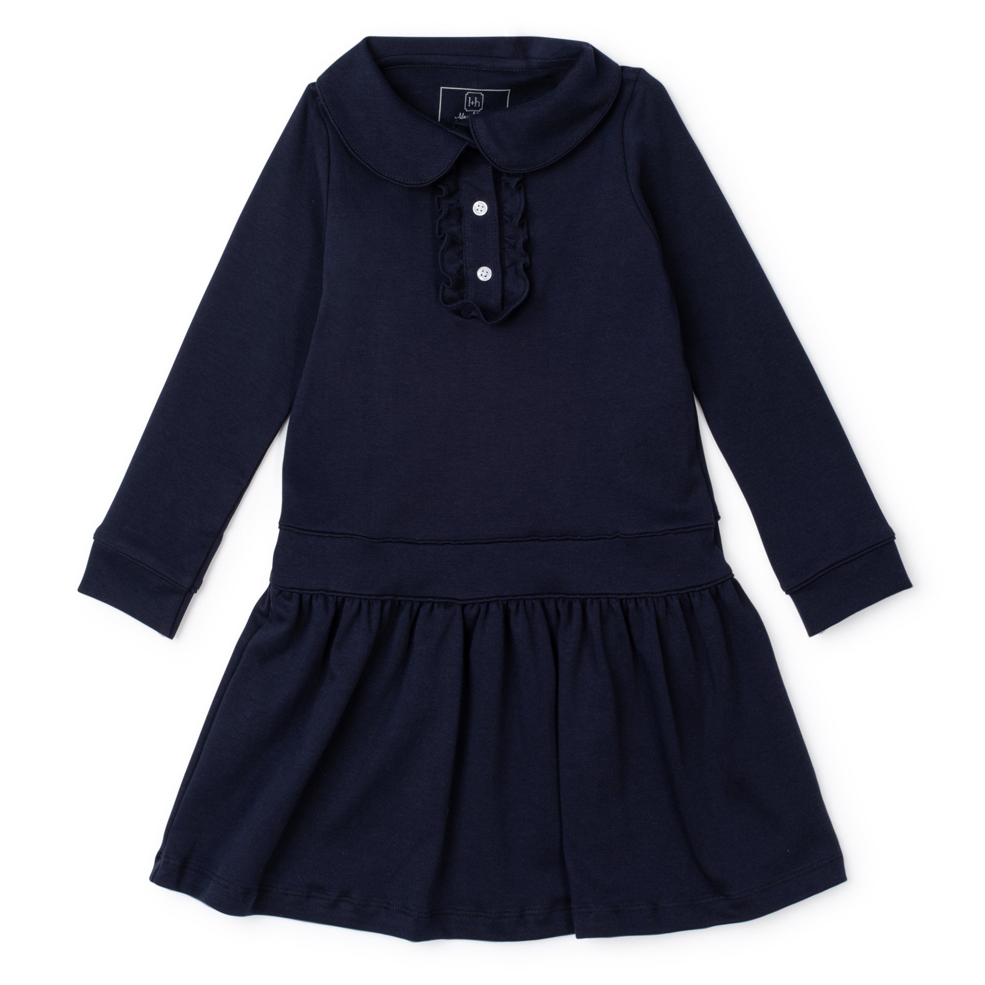 Hattie Girls' Dress - Navy