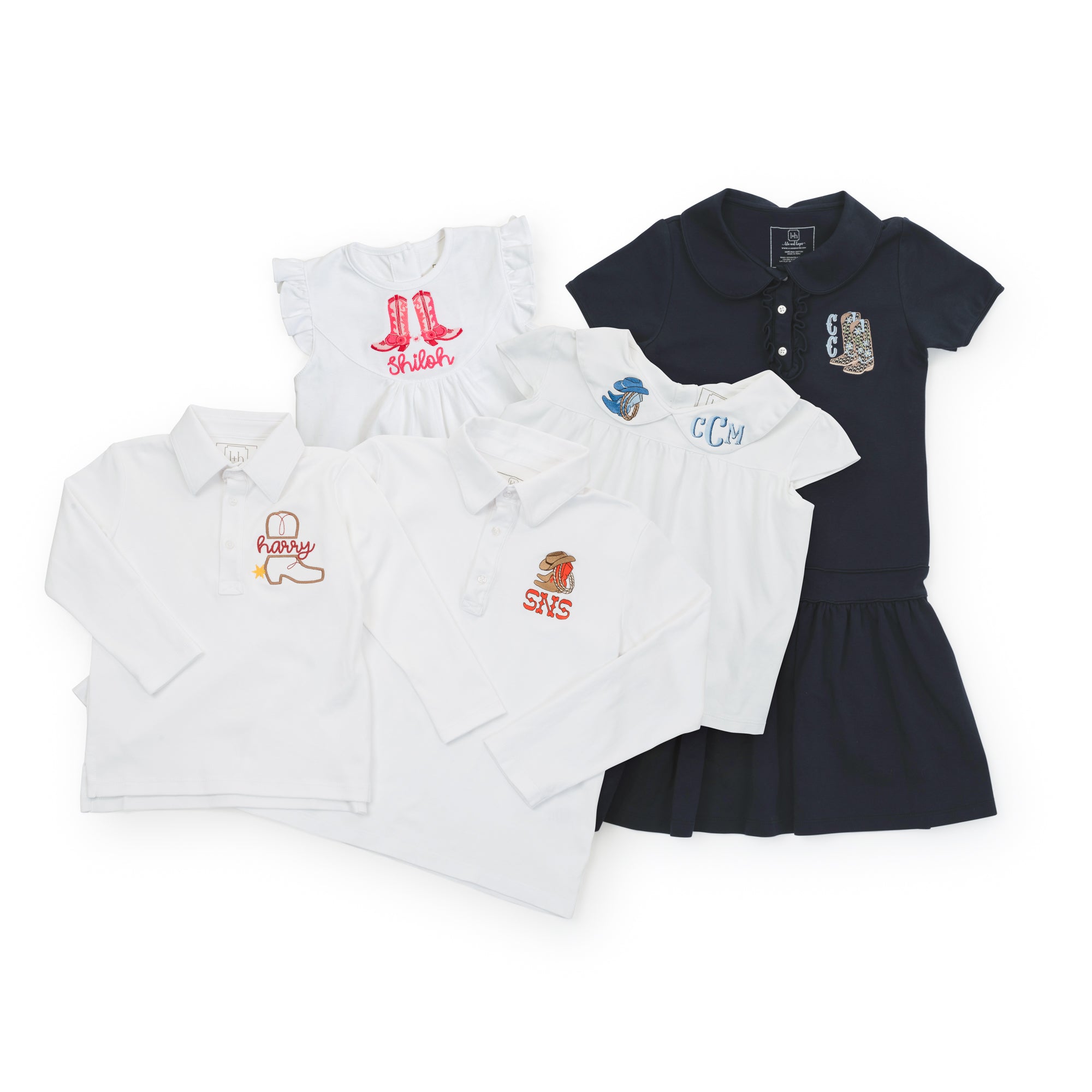 Hattie Girls' Dress - Navy