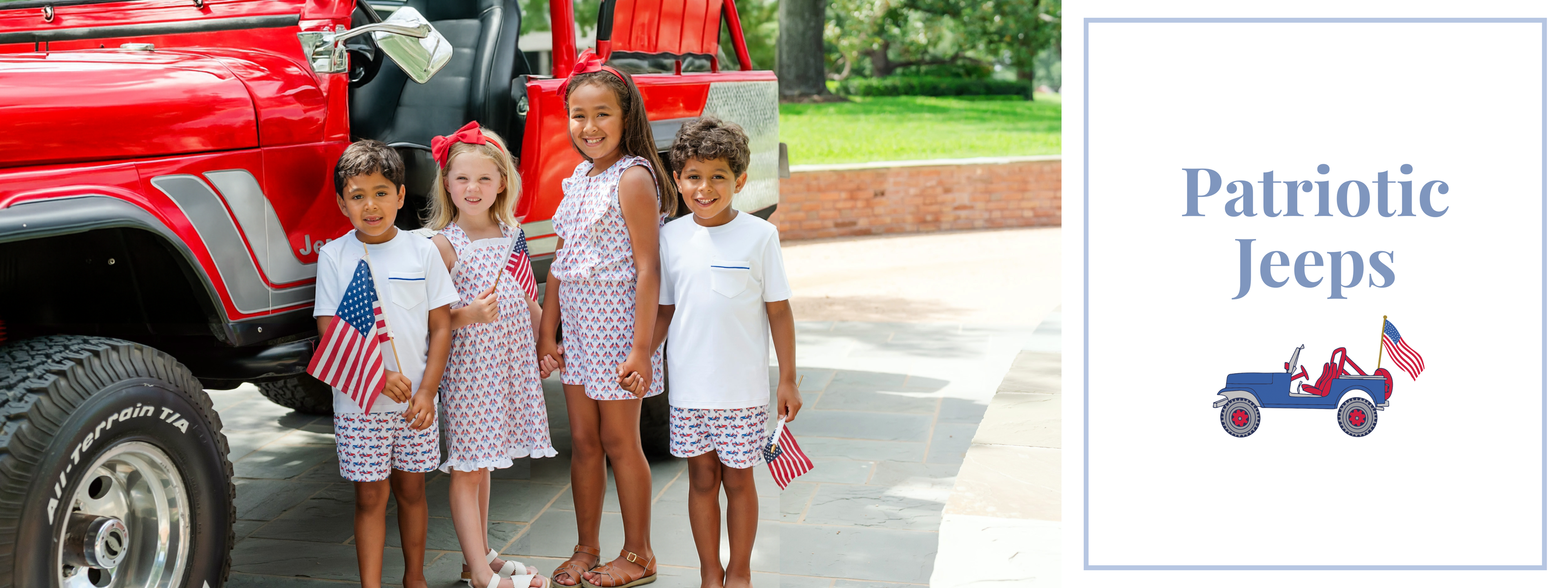Patriotic Jeeps