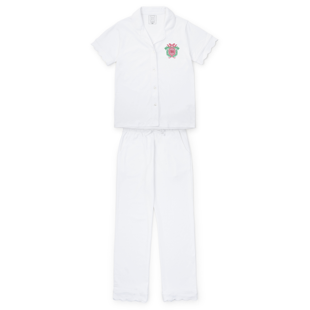 Everyday Megan Women's Pajama Pant Set - Gamma Phi Beta Embroidery Kidswear