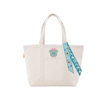 Everyday Sorority Embroidered Canvas Tote Bag with Twilly - Zeta Tau Alpha Kidswear