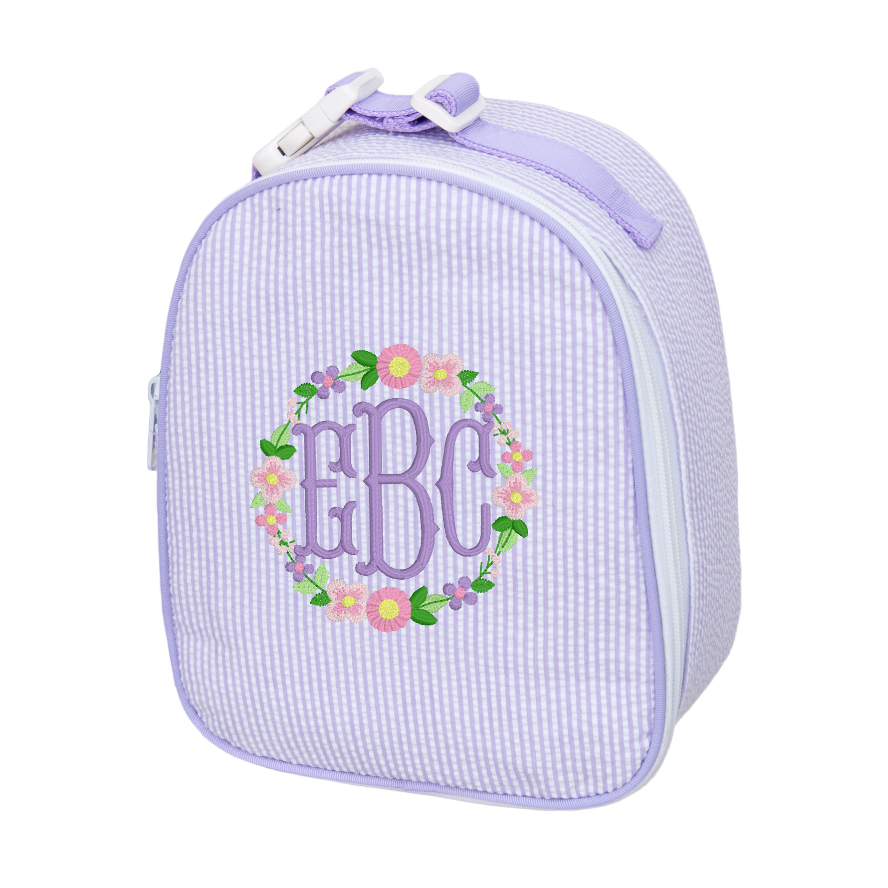 Gumdrop Bag Lilac Seersucker by Mint Sweet Little Things dress for girls premium quality