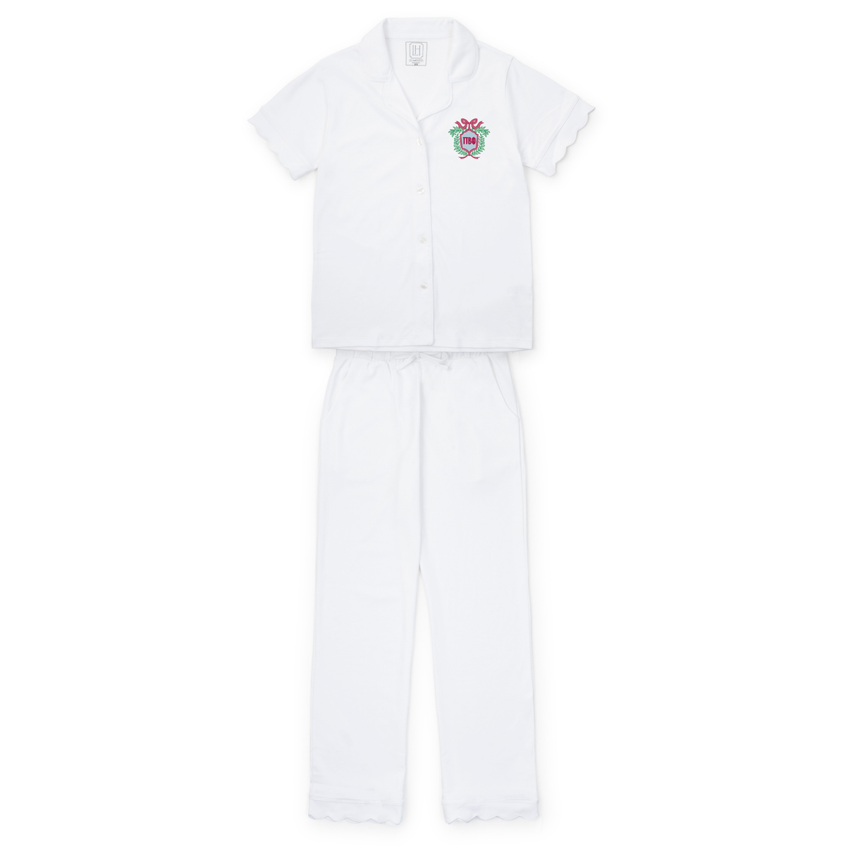 Megan Women's Pajama Pant Set - Pi Beta Phi Embroidery