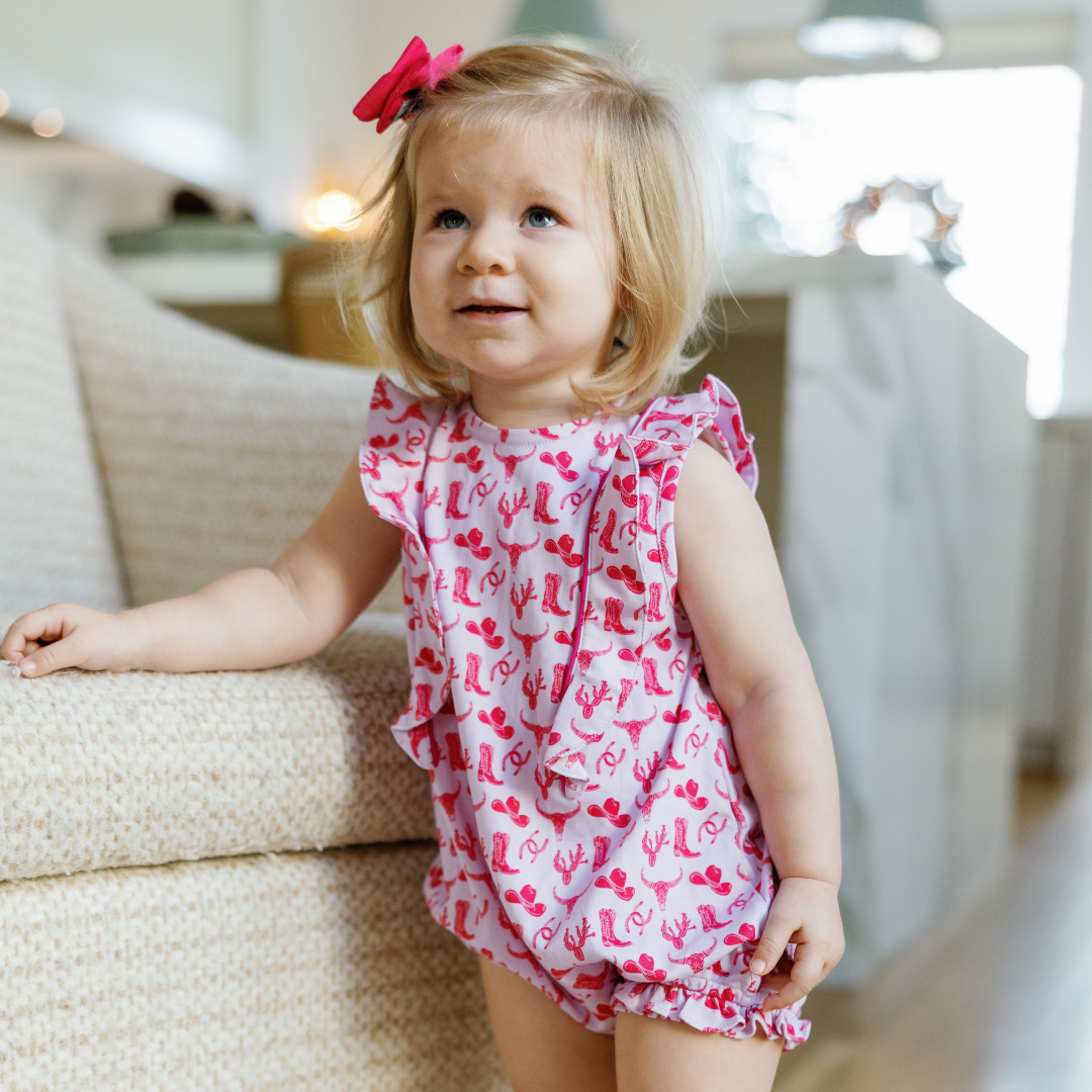 Buy Mae Girls' Bubble - Wild West Pink kids clothing online